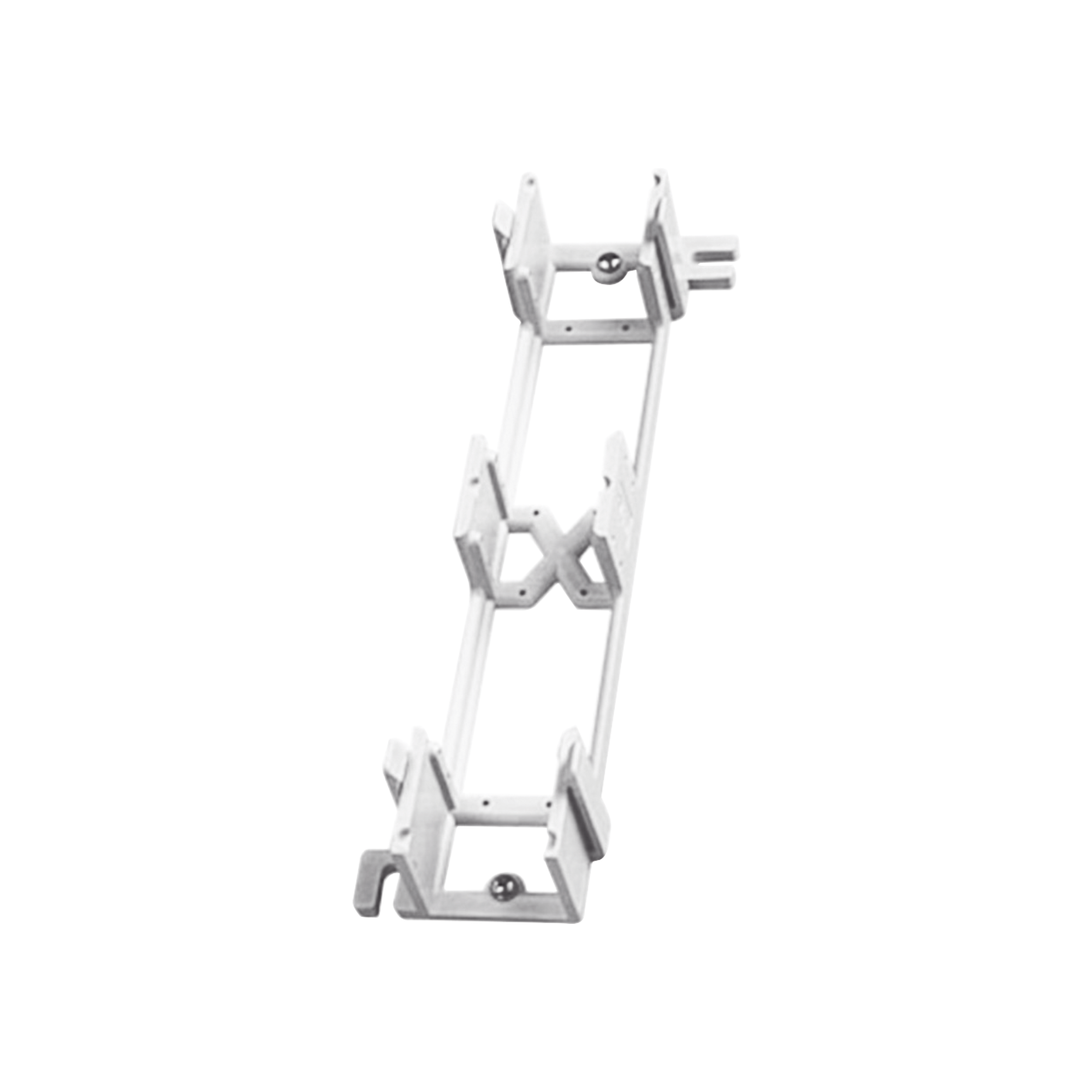 Montaje de Pared para Panel de Parcheo de 12 puertos, Color Blanco