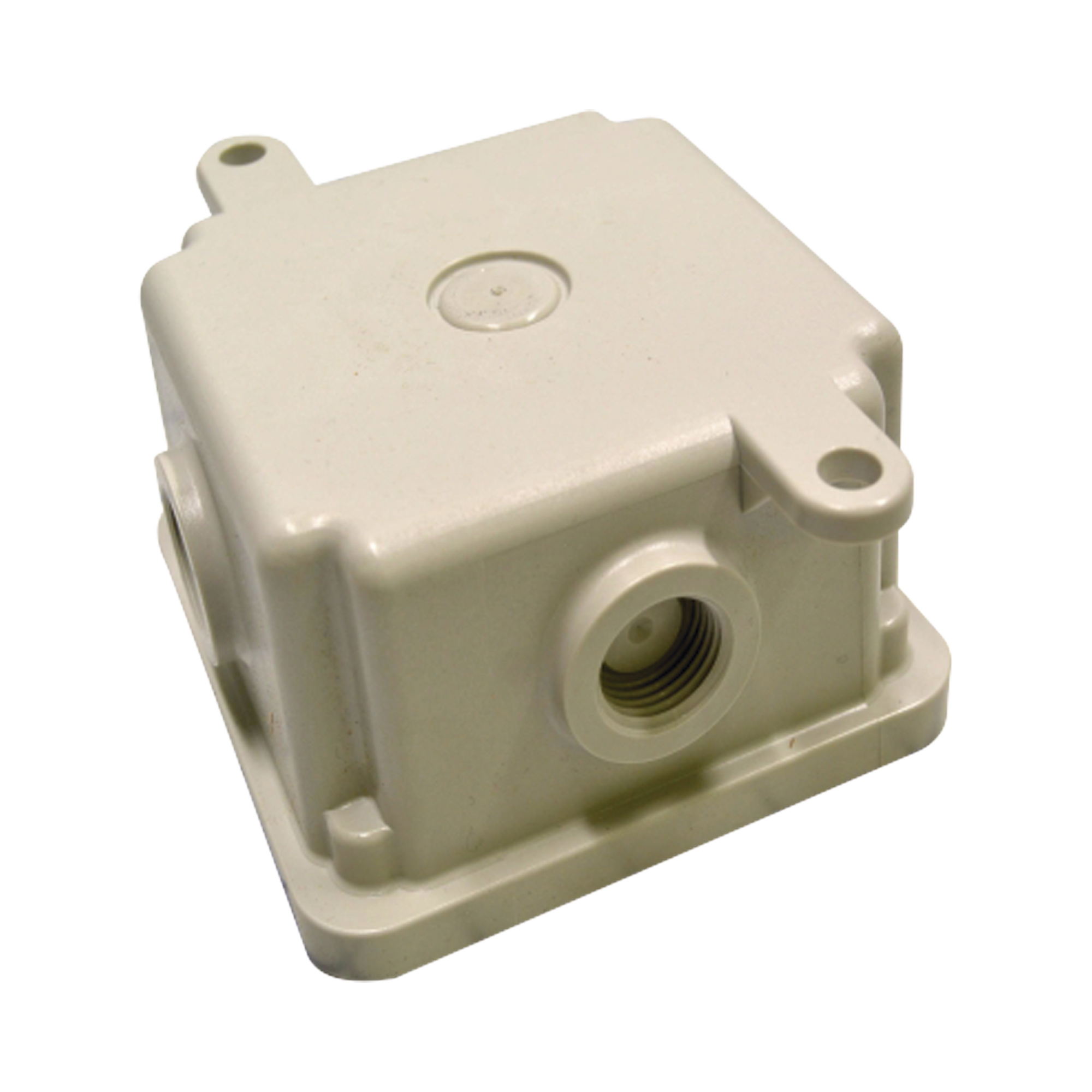 Caja trasera resistente a la intemperie, no metÃ¡lica, gris, accesorio federal signal