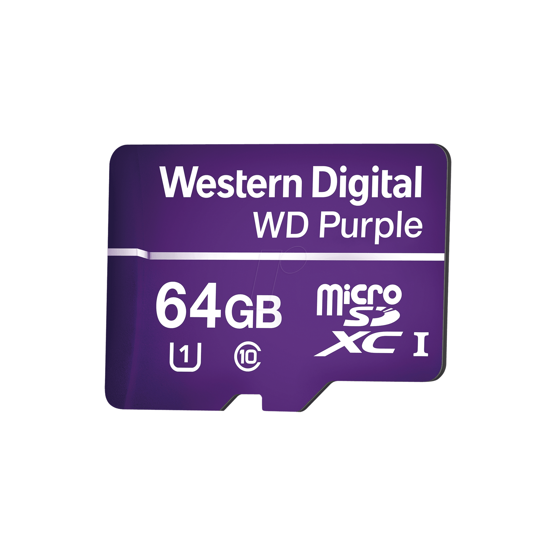 Memoria microSD de 64GB PURPLE, Especializada Para Videovigilancia, 10 VECES MAYOR DURACIÃN, 3 AÃOS DE GARANTIA