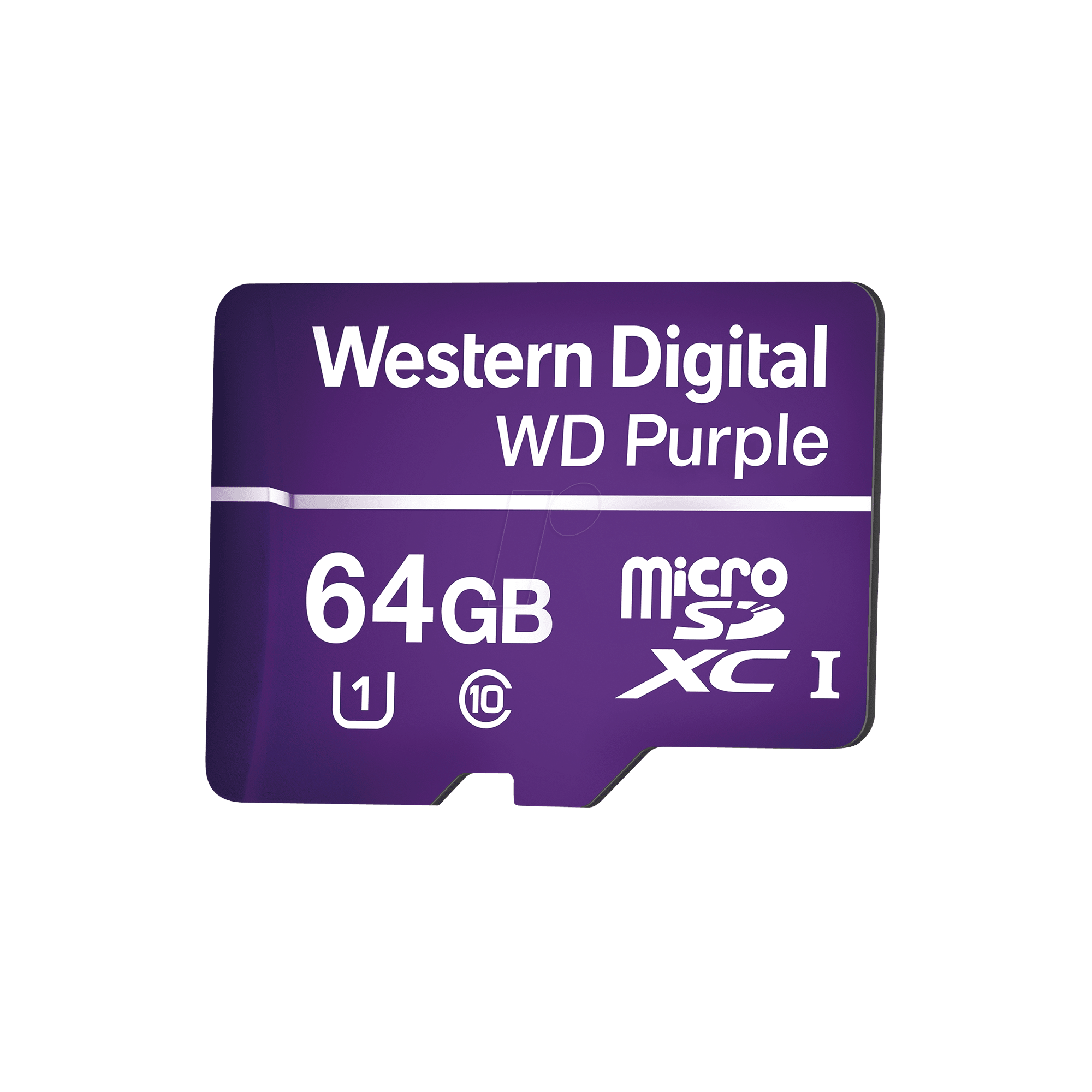 Memoria microSD de 64GB PURPLE, Especializada Para Videovigilancia, 10 VECES MAYOR DURACIÃN, 3 AÃOS DE GARANTIA