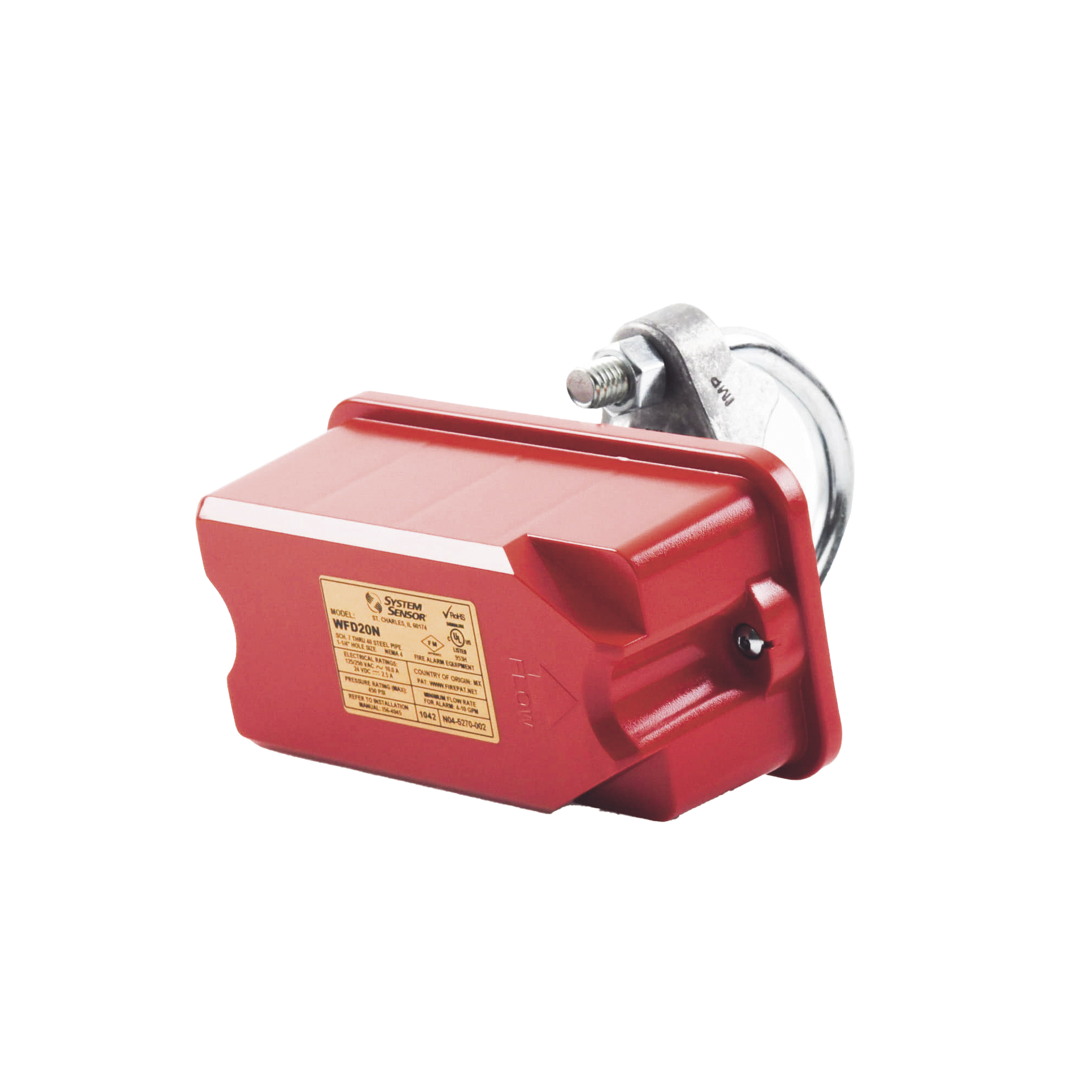 Detector de Flujo de Agua para InstalaciÃ³n en Tubo de 2 Pulgadas