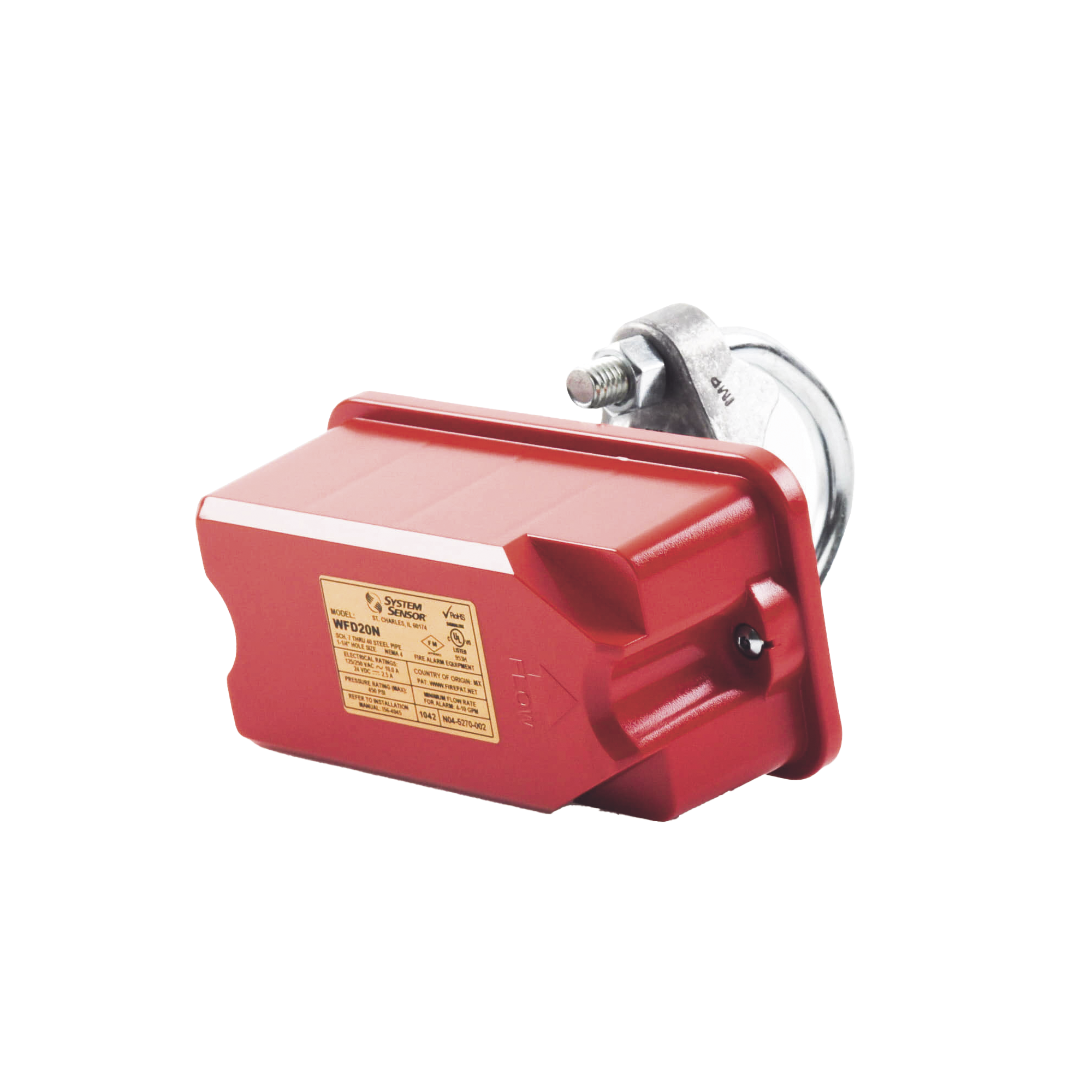 Detector de Flujo de Agua para InstalaciÃ³n en Tubo de 2 Pulgadas