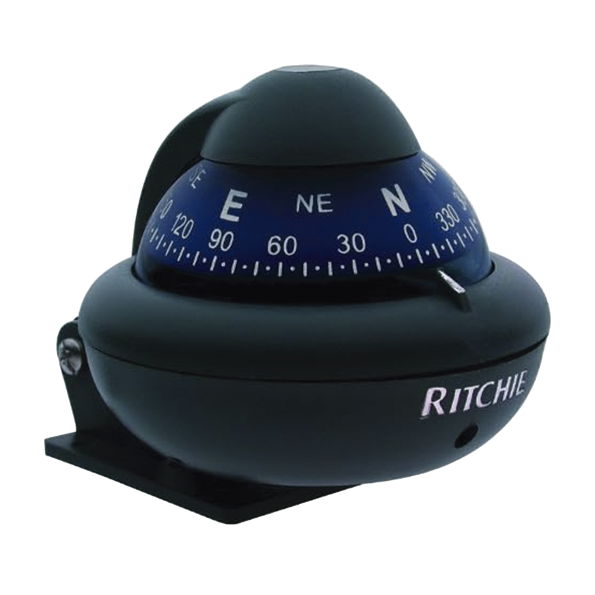 BrÃºjula serie Explorer en color gris, con iluminaciÃ³n nocturna color verde.