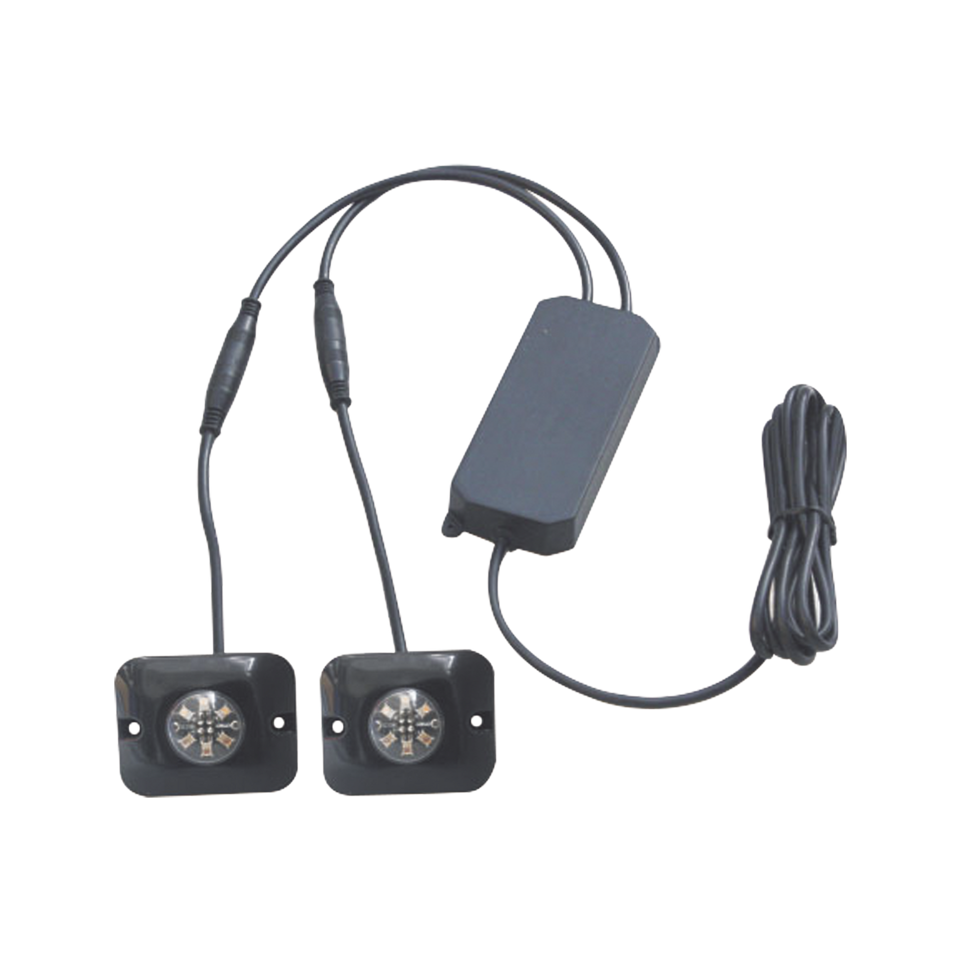 Estrobos Ocultos de 6 LED, Color Rojo/Claro, Ideales para VehÃ­culos Encubierto