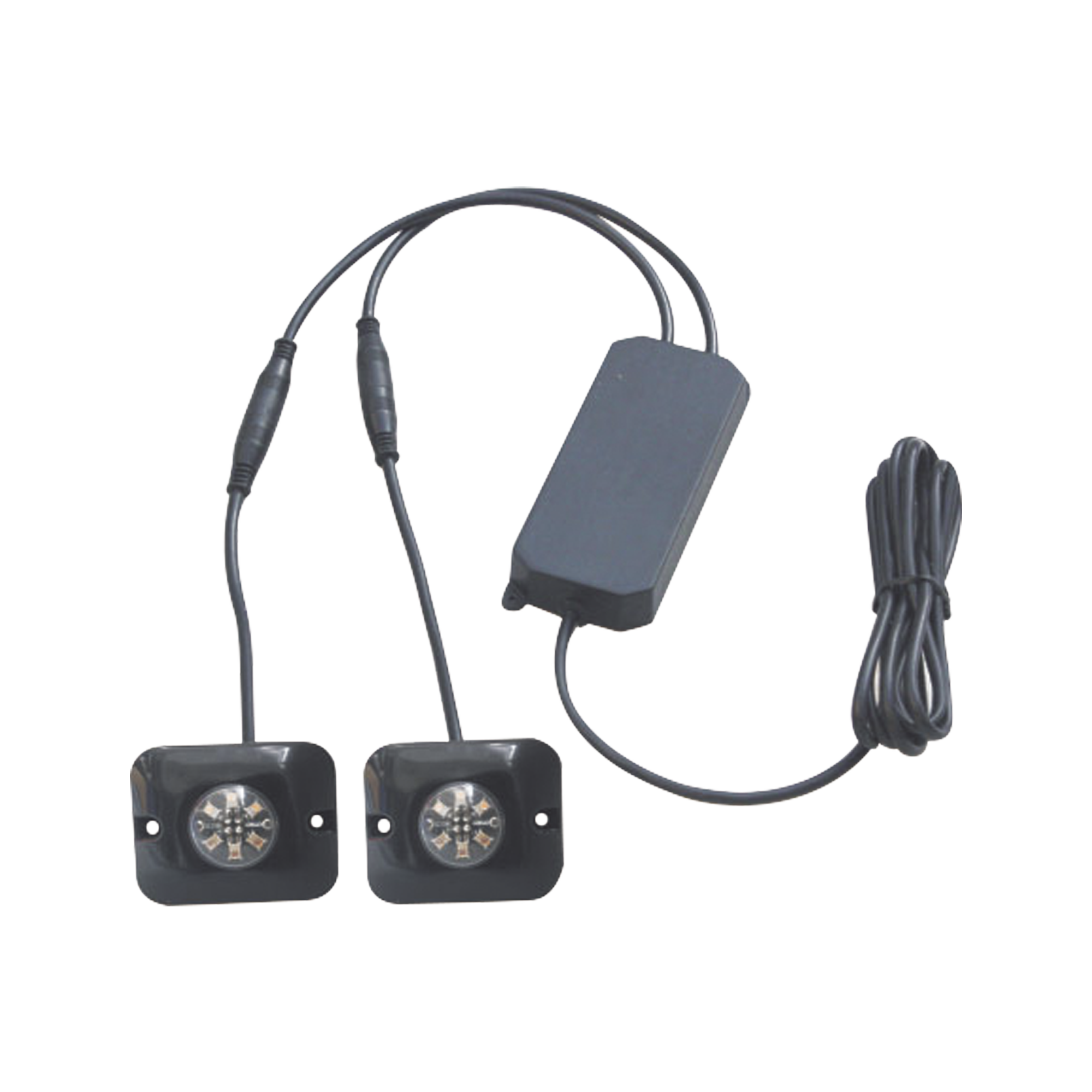 Estrobos Ocultos de 6 LED, Color Rojo/Claro, Ideales para VehÃ­culos Encubierto