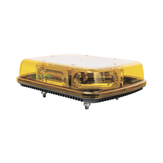 Mini Barra  con 18 Poderosos LEDs, Color Ãmbar Con Montaje Fijo de Tornillos