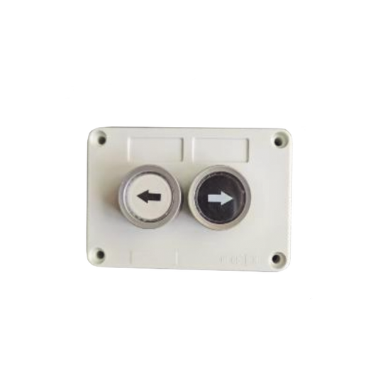 Botonera Doble Para Barreras Vehiculares, Operadores Corredizos y Abatibles.