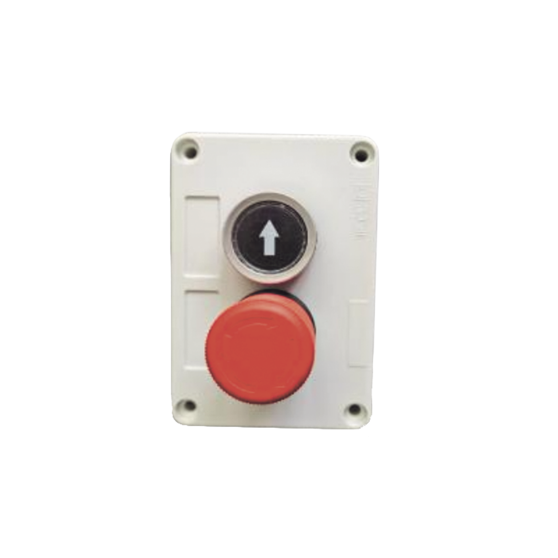 Botonera Doble Para Barreras Vehiculares, Operadores Corredizos y Abatibles / BotÃ³n de Stop Enclavado