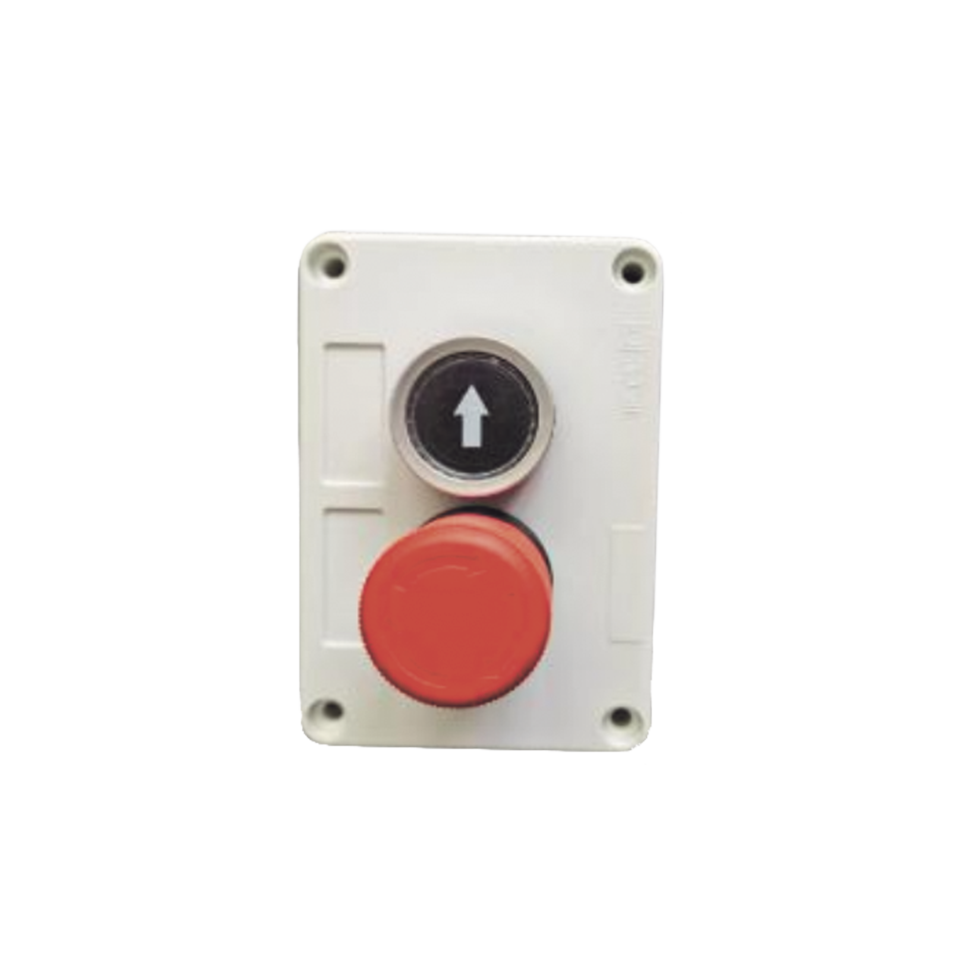 Botonera Doble Para Barreras Vehiculares, Operadores Corredizos y Abatibles / BotÃ³n de Stop Enclavado