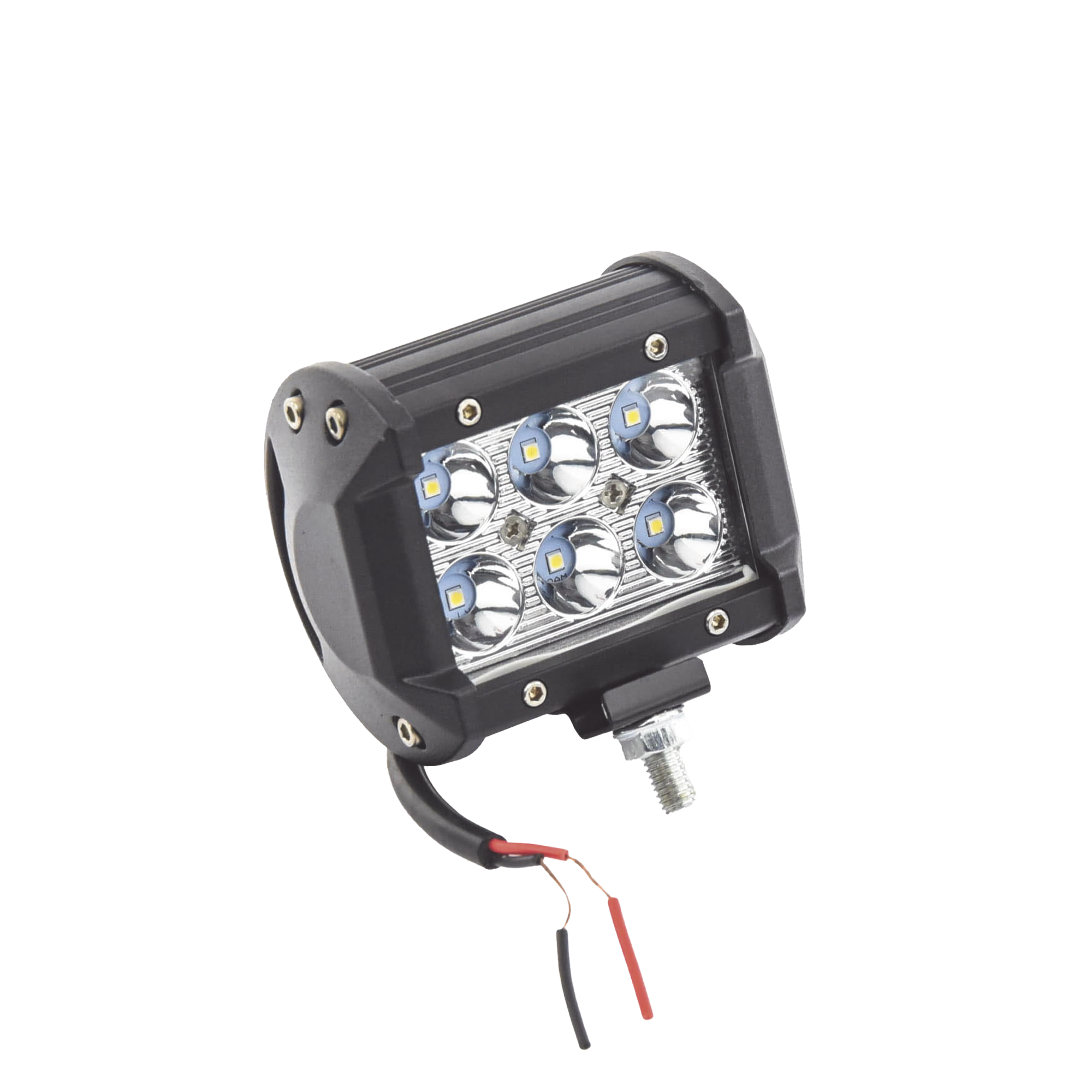 Luz de Trabajo de 6 LED, 1500 LÃºmenes, 9 Watts, 10-30 Vcc, IP67, 4 pulgadas