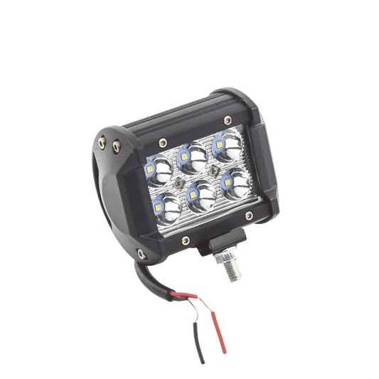 Luz de Trabajo de 6 LED, 1500 LÃºmenes, 9 Watts, 10-30 Vcc, IP67, 4 pulgadas