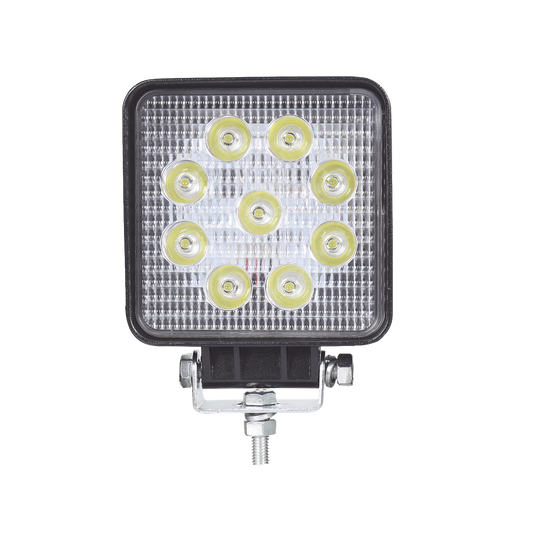 Luz de trabajo de 9 LED , 2300 LÃºmenes, 27 Watts, 10-30 Vcc, IP67