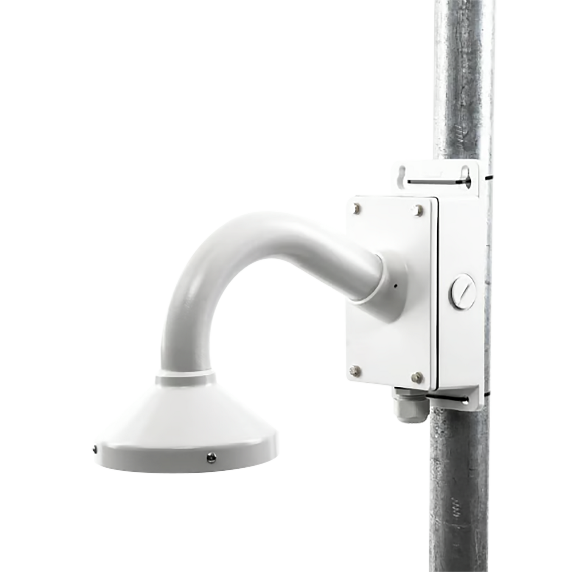 Montaje Universal de Pared con Cuello de Ganso y Caja de Conexiones / Compatible con CÃ¡maras Domo y Bala