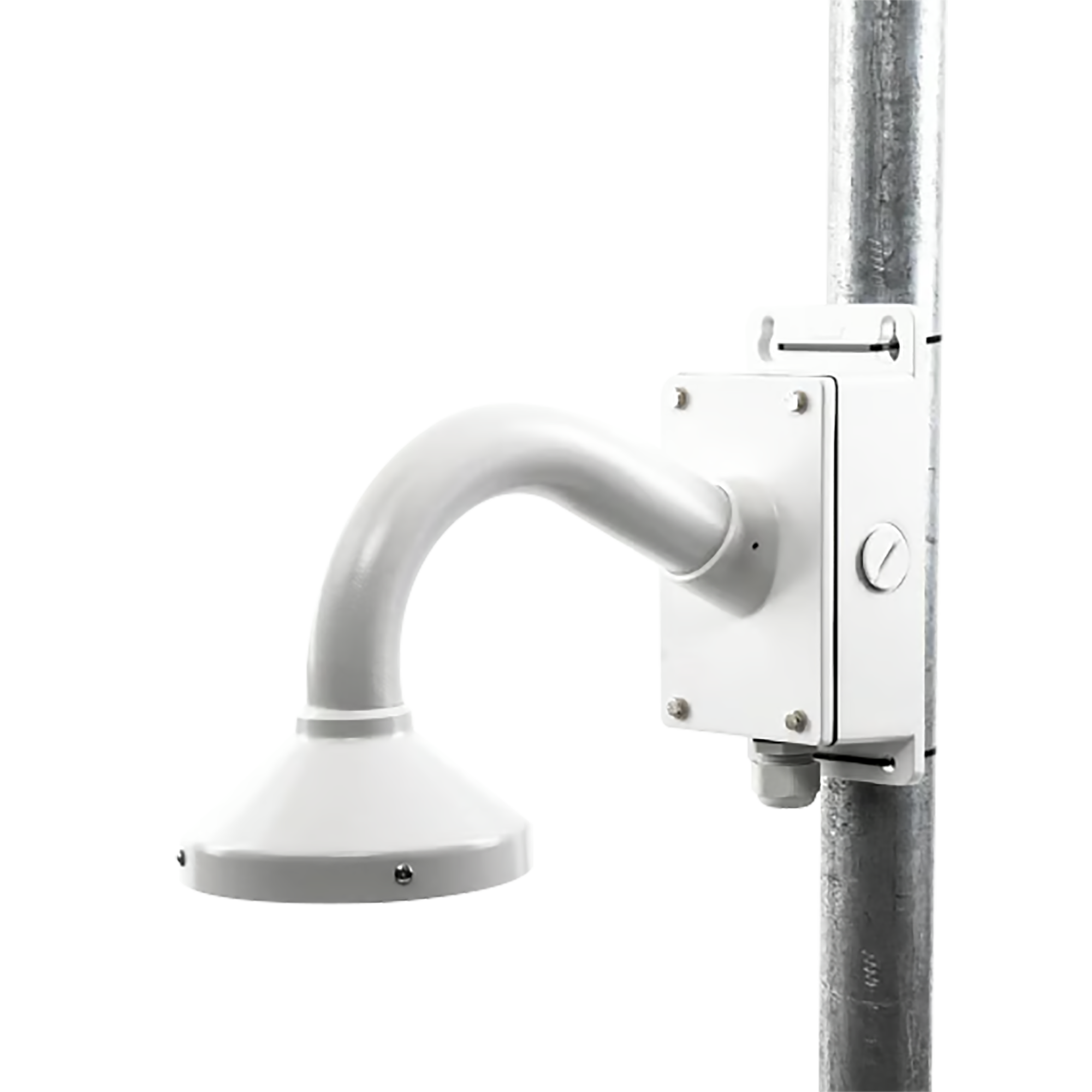 Montaje Universal de Pared con Cuello de Ganso y Caja de Conexiones / Compatible con CÃ¡maras Domo y Bala