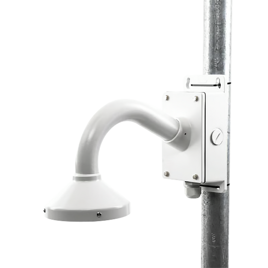 Montaje Universal de Pared con Cuello de Ganso y Caja de Conexiones / Compatible con CÃ¡maras Domo y Bala