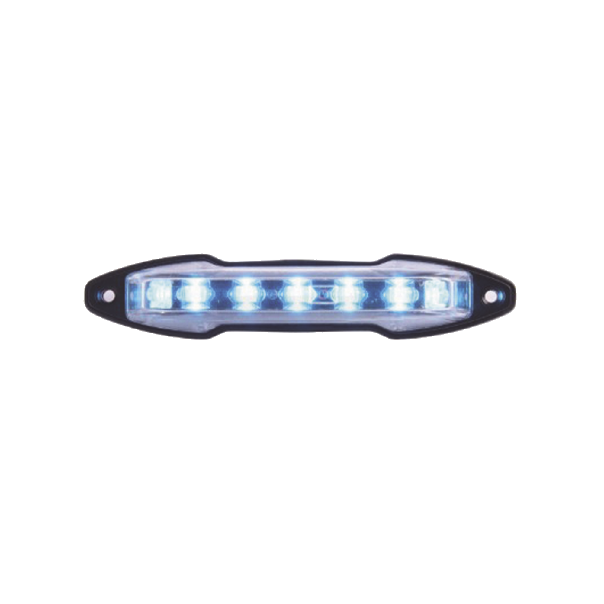 Luz auxiliar con 9 LED color azul angulo de 180 grados
