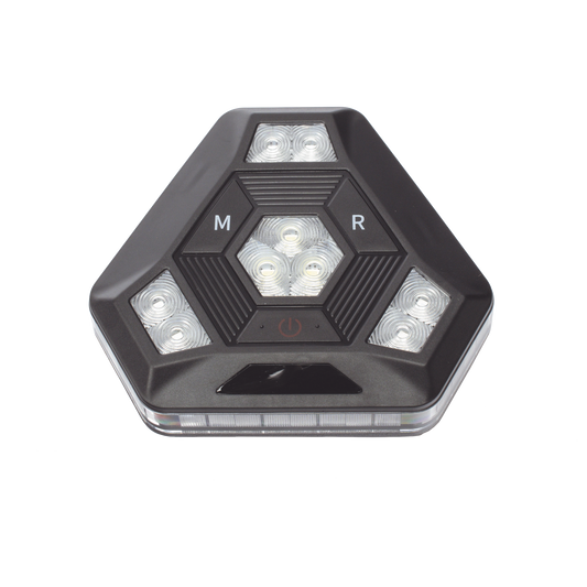 Luz Auxiliar Rojo/Azul Ultra Brillante Para AutomÃ³viles, Motocicletas y Bicicletas Con Montaje MagnÃ©tico