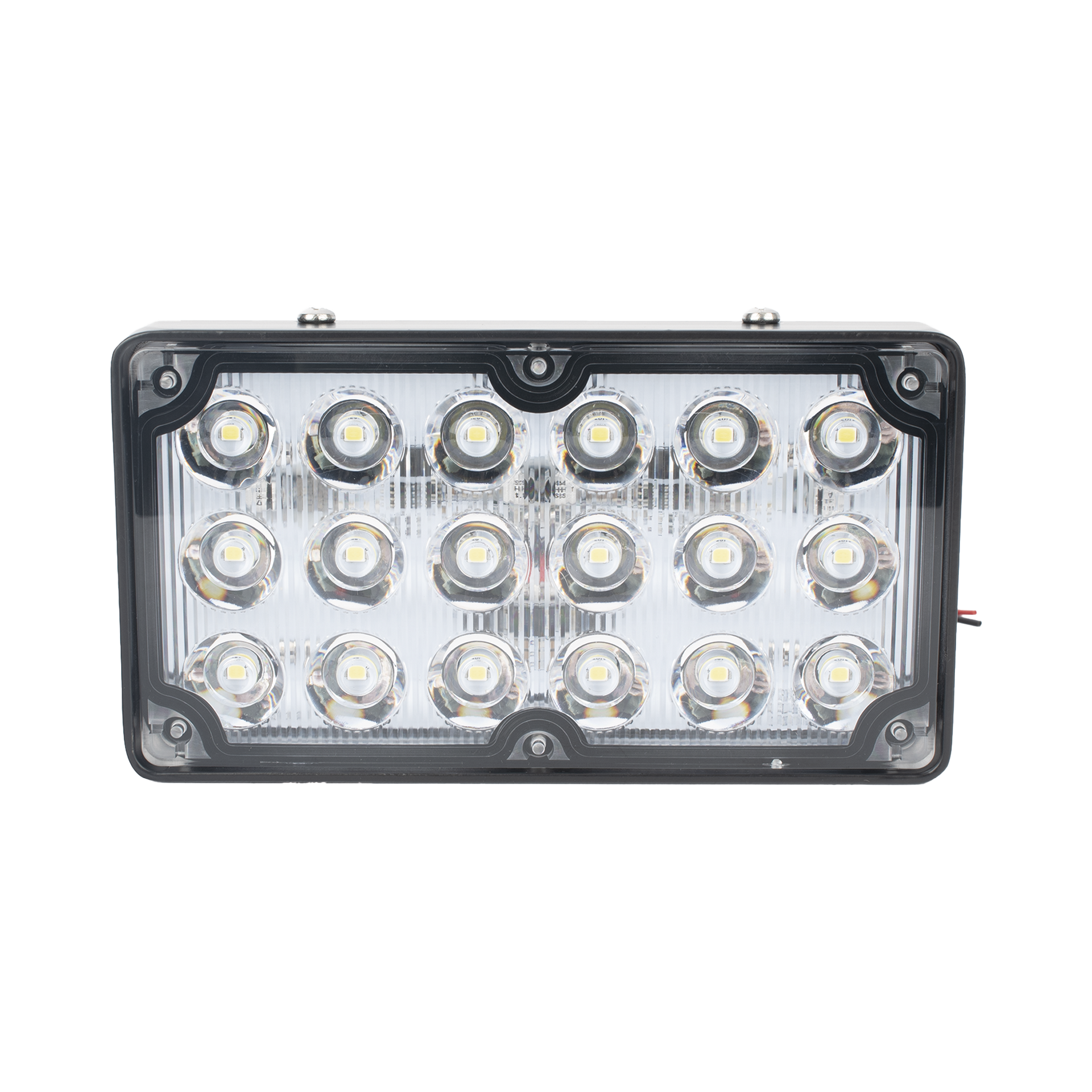 Luz de Escena de 6X3", Color Claro, Ideal para Ambulancias y Vehiculos de Trabajo