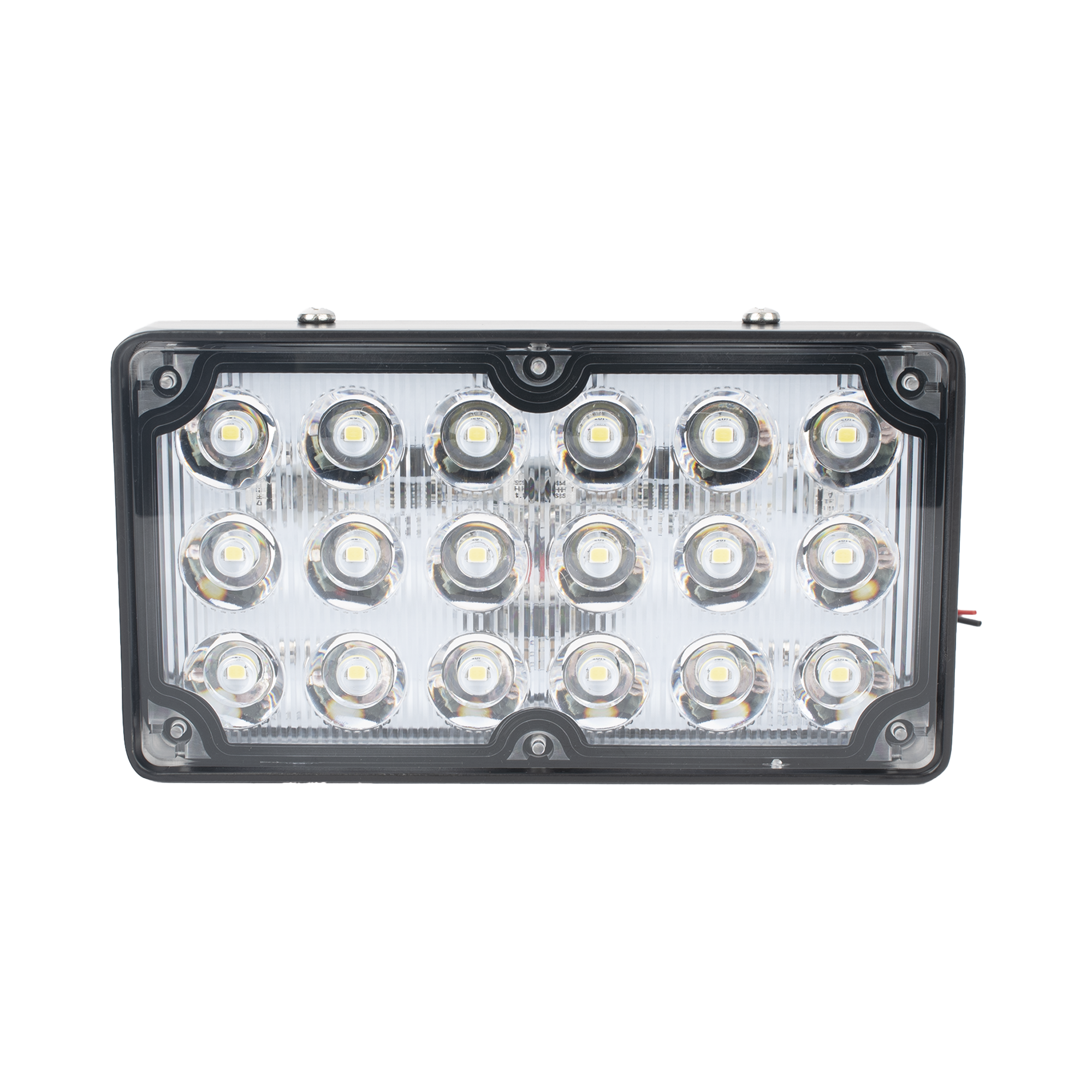 Luz de Escena de 6X3", Color Claro, Ideal para Ambulancias y Vehiculos de Trabajo