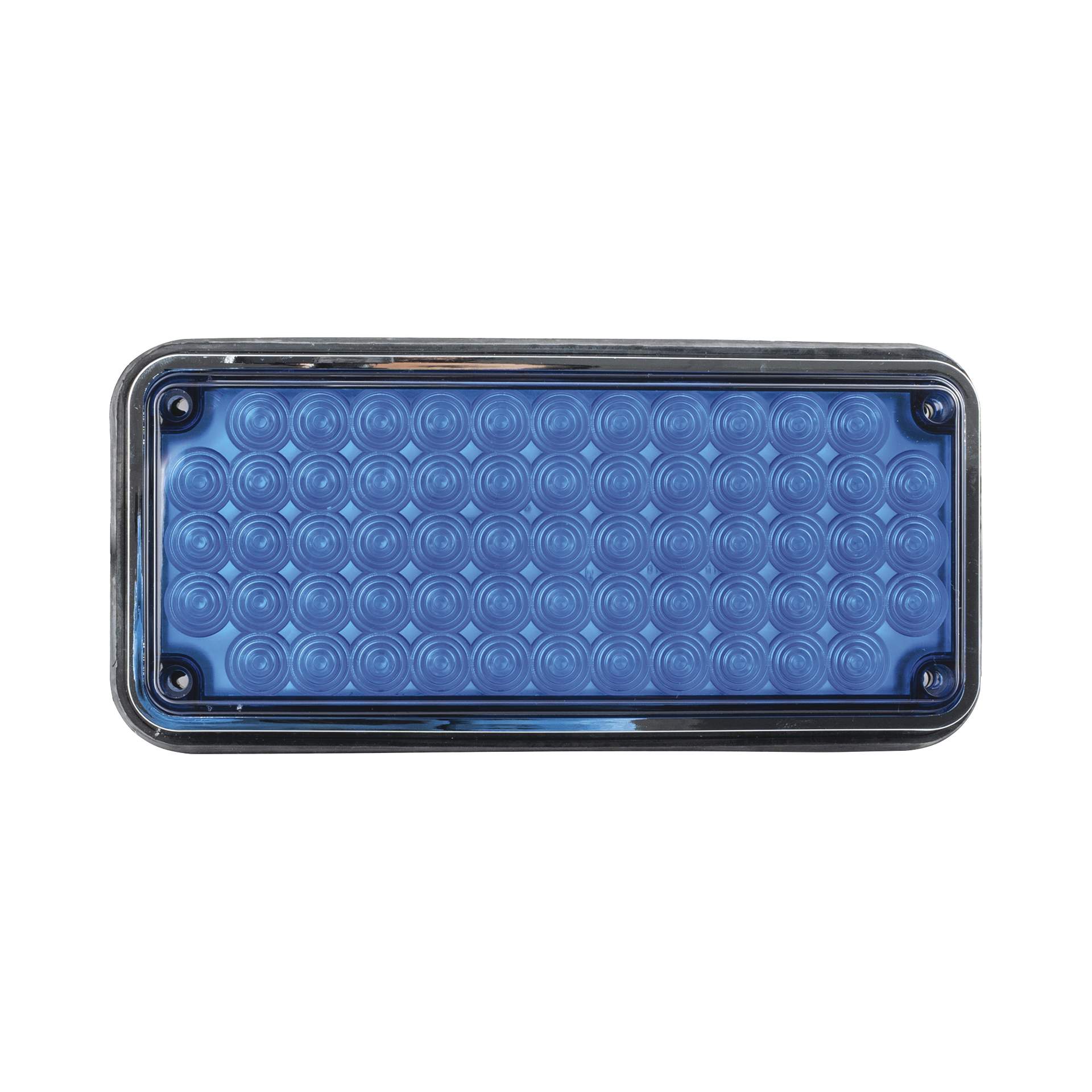 Luz de advertencia de 7x3", Color Azul, Ideal para ambulancias