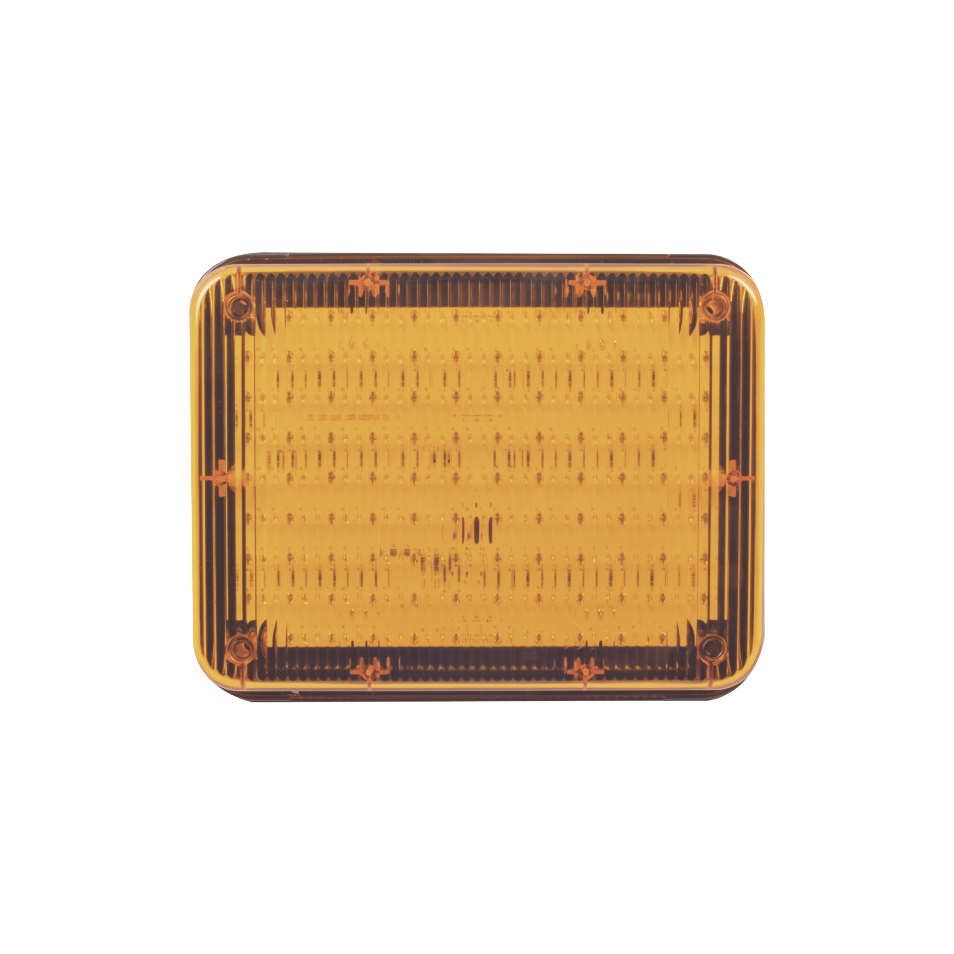 Luz de Advertencia de 9X7", Color Ãmbar, Ideal para Ambulancias