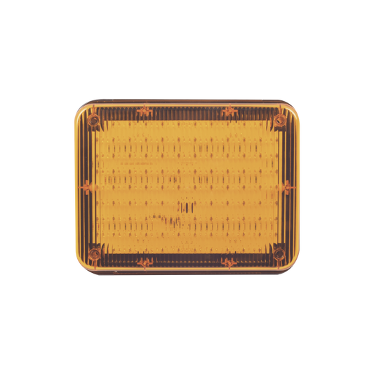 Luz de Advertencia de 9X7", Color Ãmbar, Ideal para Ambulancias