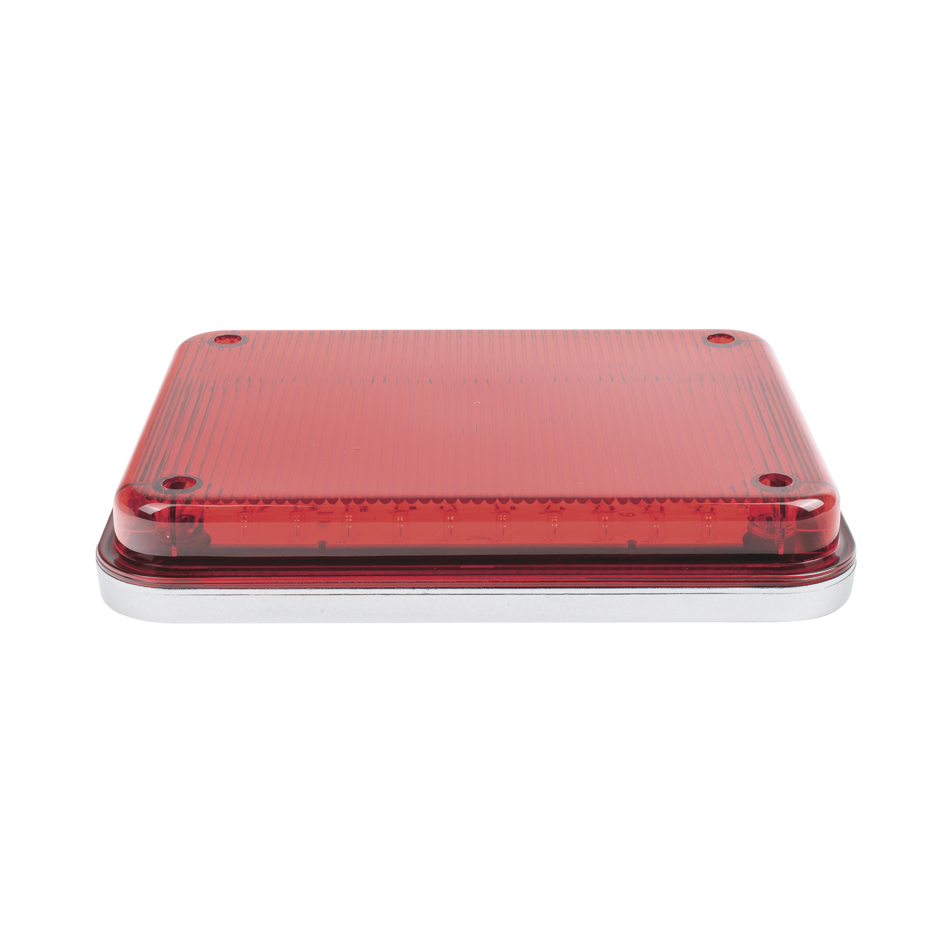 Luz de Advertencia de 9X7", Color Rojo, Ideal para Ambulancias