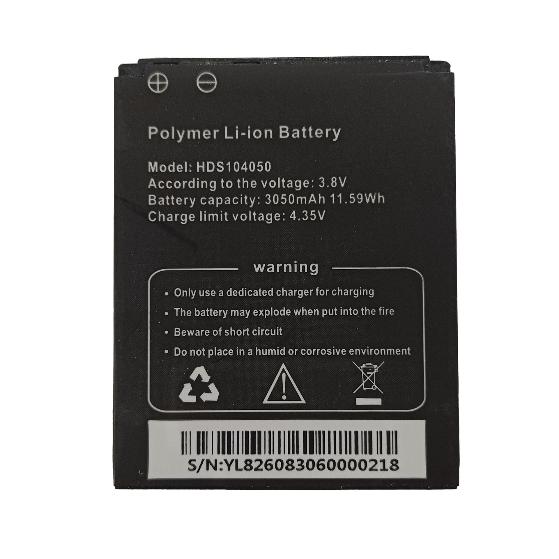 BaterÃ­a de Respaldo para  Bodycam XMR-R3