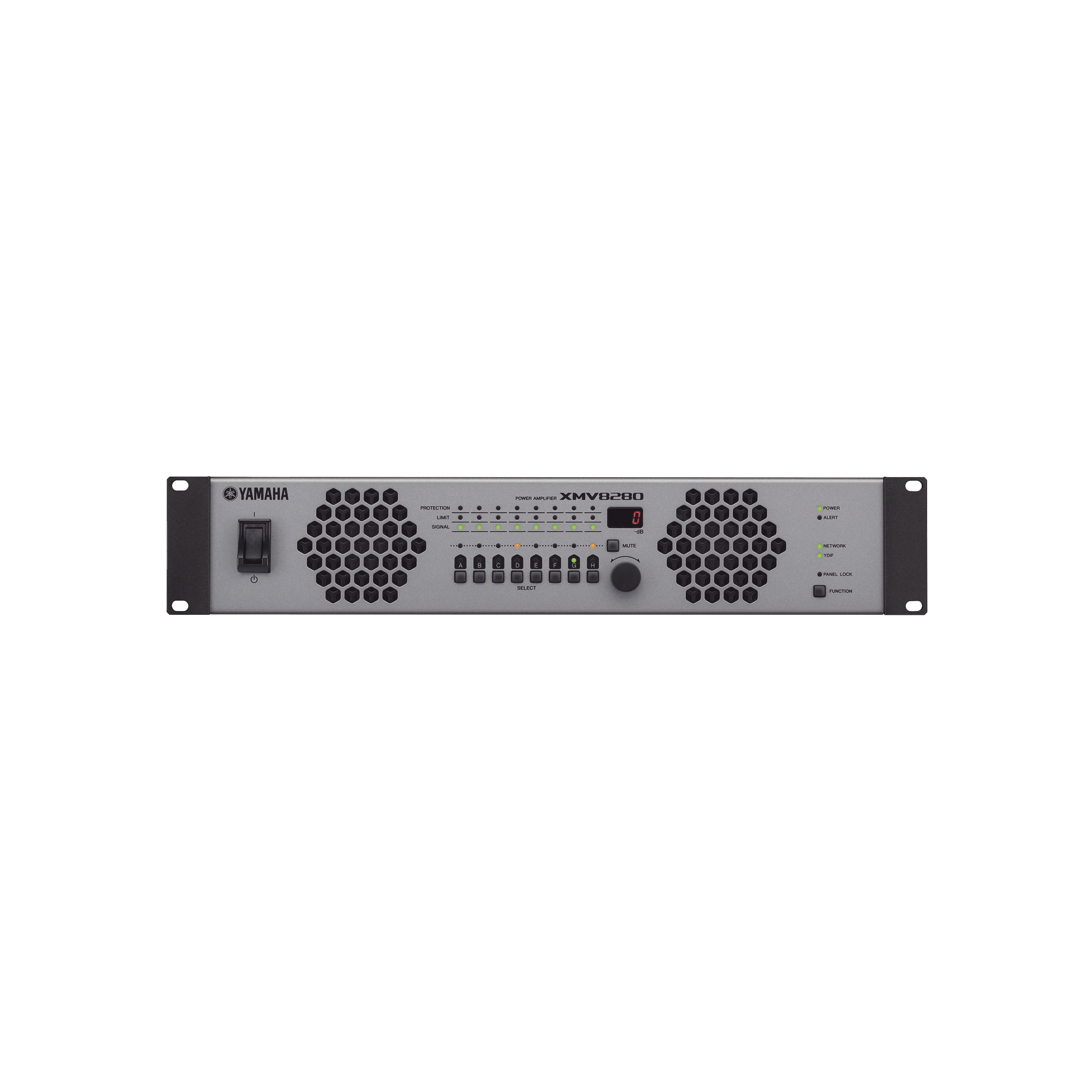 Amplificador de Audio Multicanal con Conexión Análoga / YDIF | 8 Canales, 280W | 8 OHMS | 70/100V