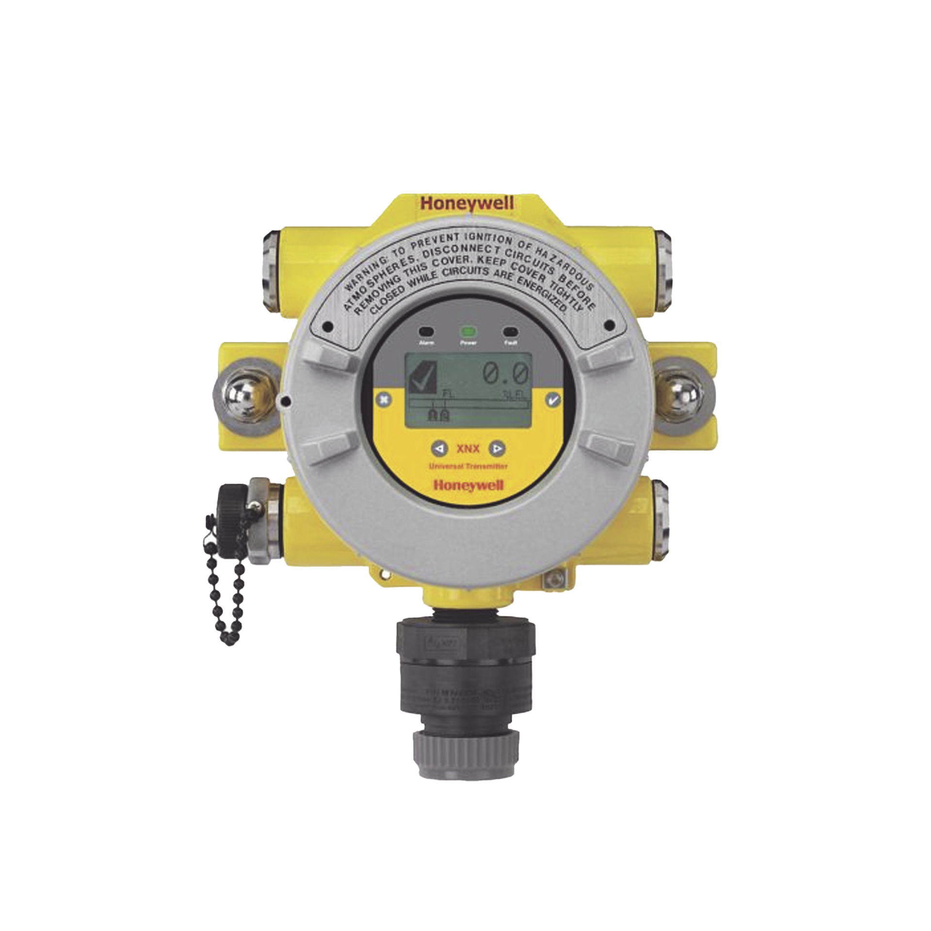 Transmisor Universal Serie XNX Para Sensores TÃ³xicos y De Oxigeno, Con HARTÂ® sobre salida 4-20 mA, Certificado UL/CSA, 4 entradas 3/4" NPT, Carcasa Aluminio Pintado