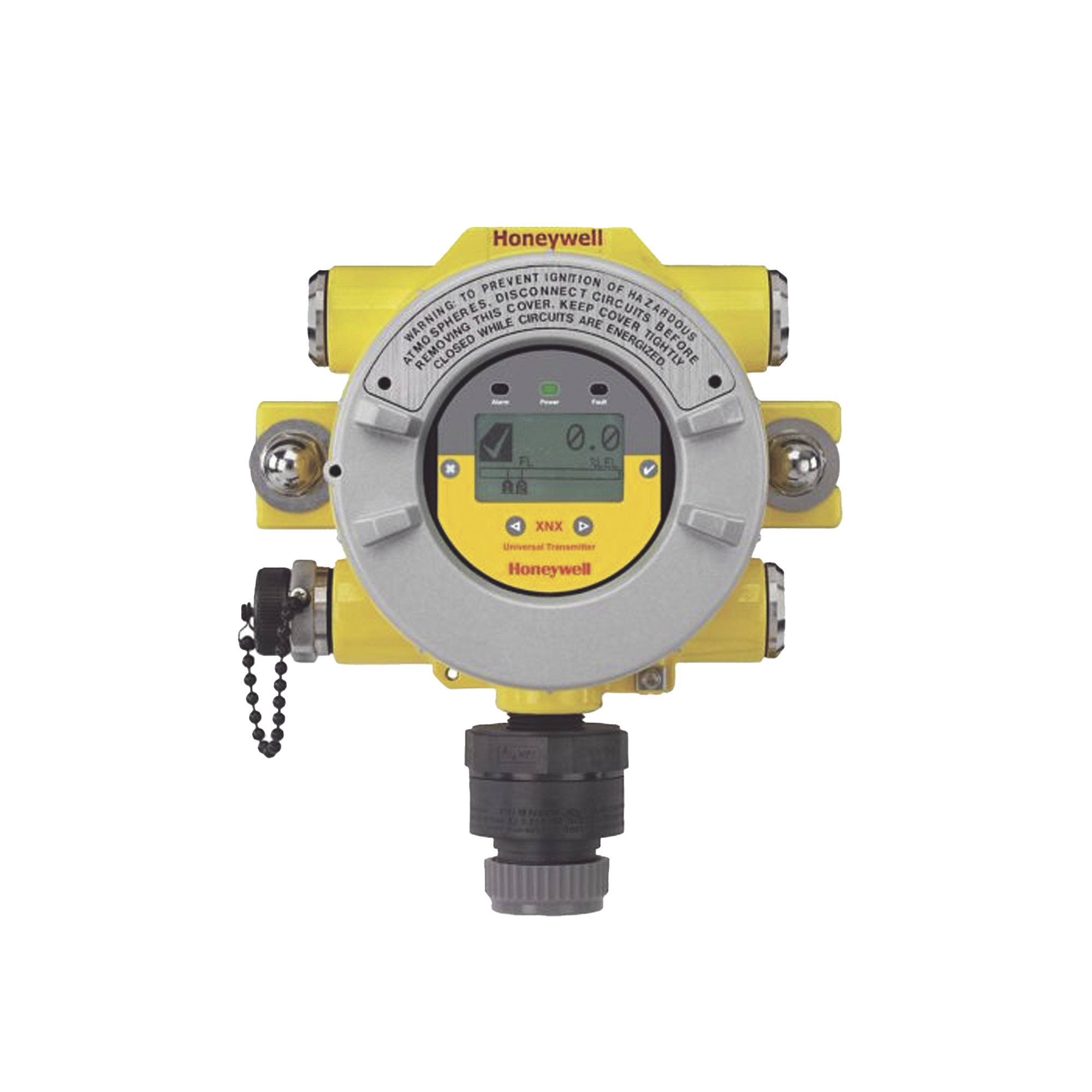 Transmisor Universal Serie XNX Para Sensores TÃ³xicos y De Oxigeno, Con HARTÂ® sobre salida 4-20 mA, Certificado UL/CSA, 4 entradas 3/4" NPT, Carcasa Aluminio Pintado