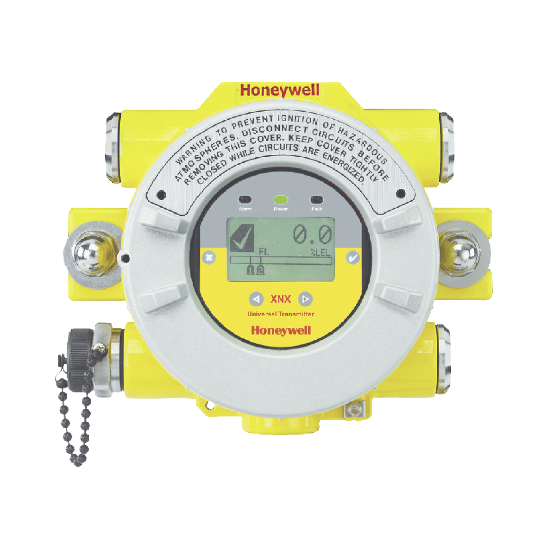 Transmisor Universal De Gas Fijo, Serie XNX, HARTÂ® sobre 4-20mA, UL/CSA, Entradas 5x3/4" NPT, Aluminio Pintado, Configurado para Optima Plus y Excel, No Incluye Sensor de Gas
