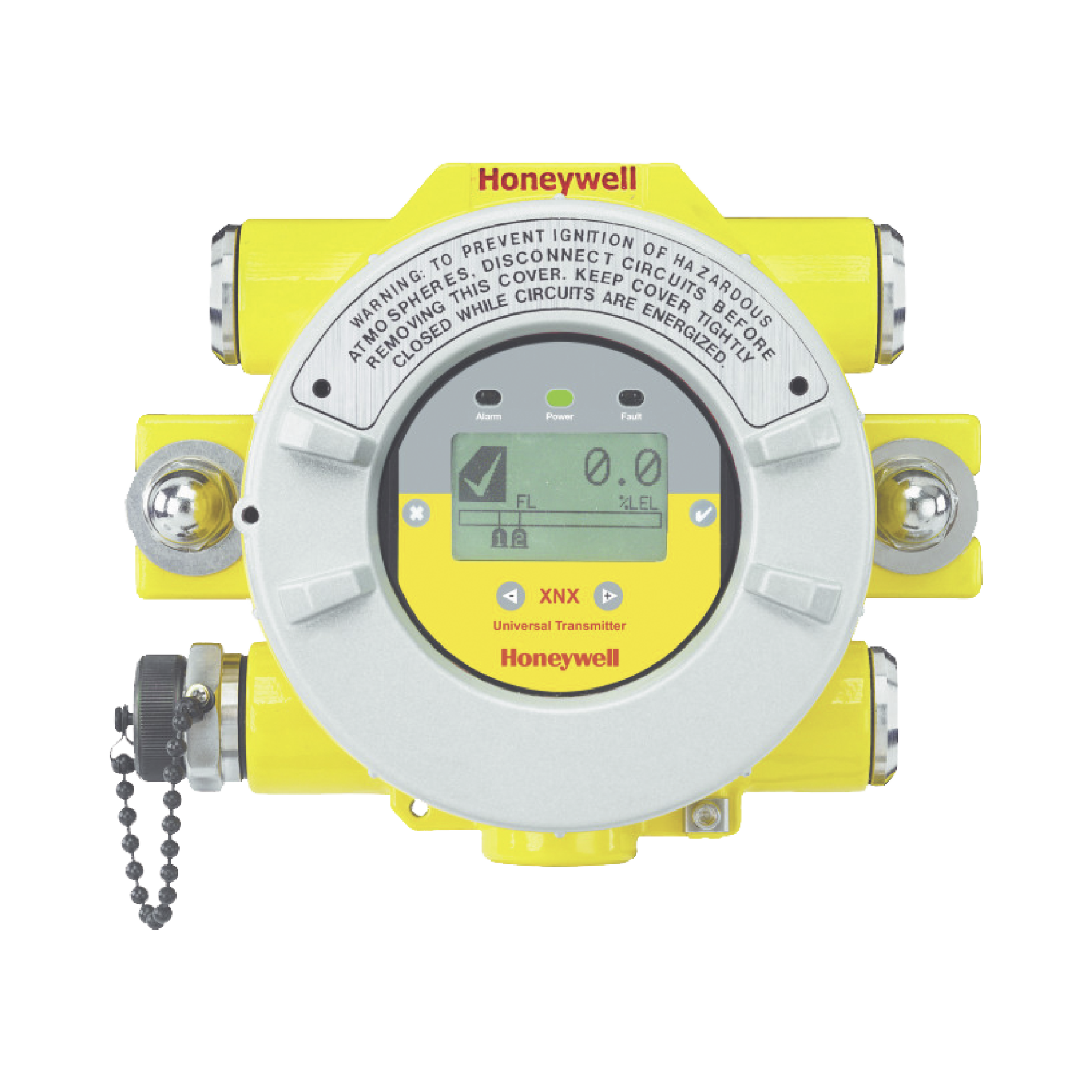 Transmisor Universal De Gas Fijo, Serie XNX, HARTÂ® sobre 4-20mA, UL/CSA, Entradas 5x3/4" NPT, Aluminio Pintado, Configurado para Optima Plus y Excel, No Incluye Sensor de Gas