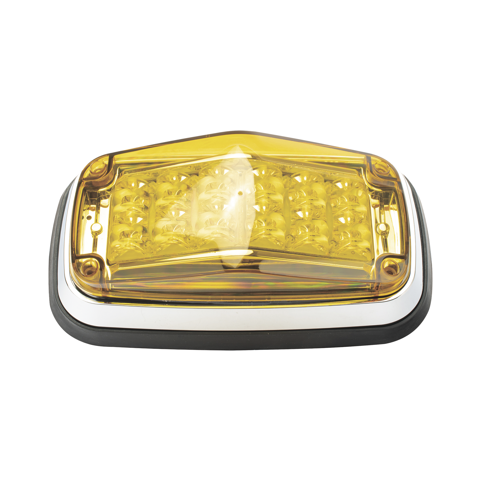 Luz de advertencia 8 X 4", Color Ãmbar, IP67, SAE,  Ideal para Ambulancias