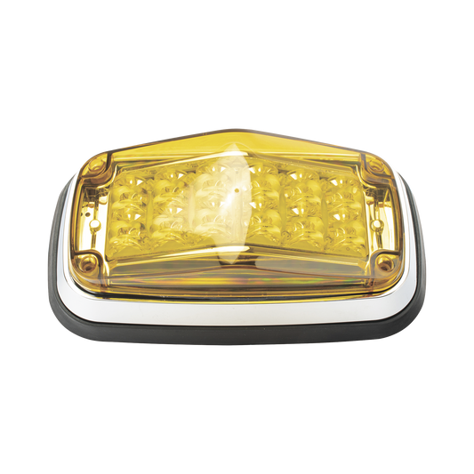 Luz de advertencia 8 X 4", Color Ãmbar, IP67, SAE,  Ideal para Ambulancias