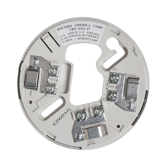 Base De 4" Color Hueso Para Sensores AnÃ¡logos Direccionales Hochiki (0300-06830) 7TH EdiciÃ³n UL268