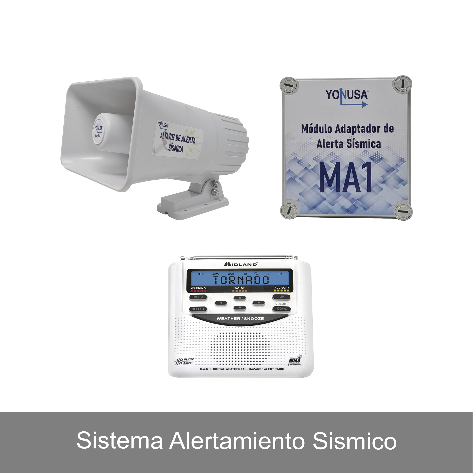 KIT de Alertamiento SISMICO con Audio Oficial SASMEX