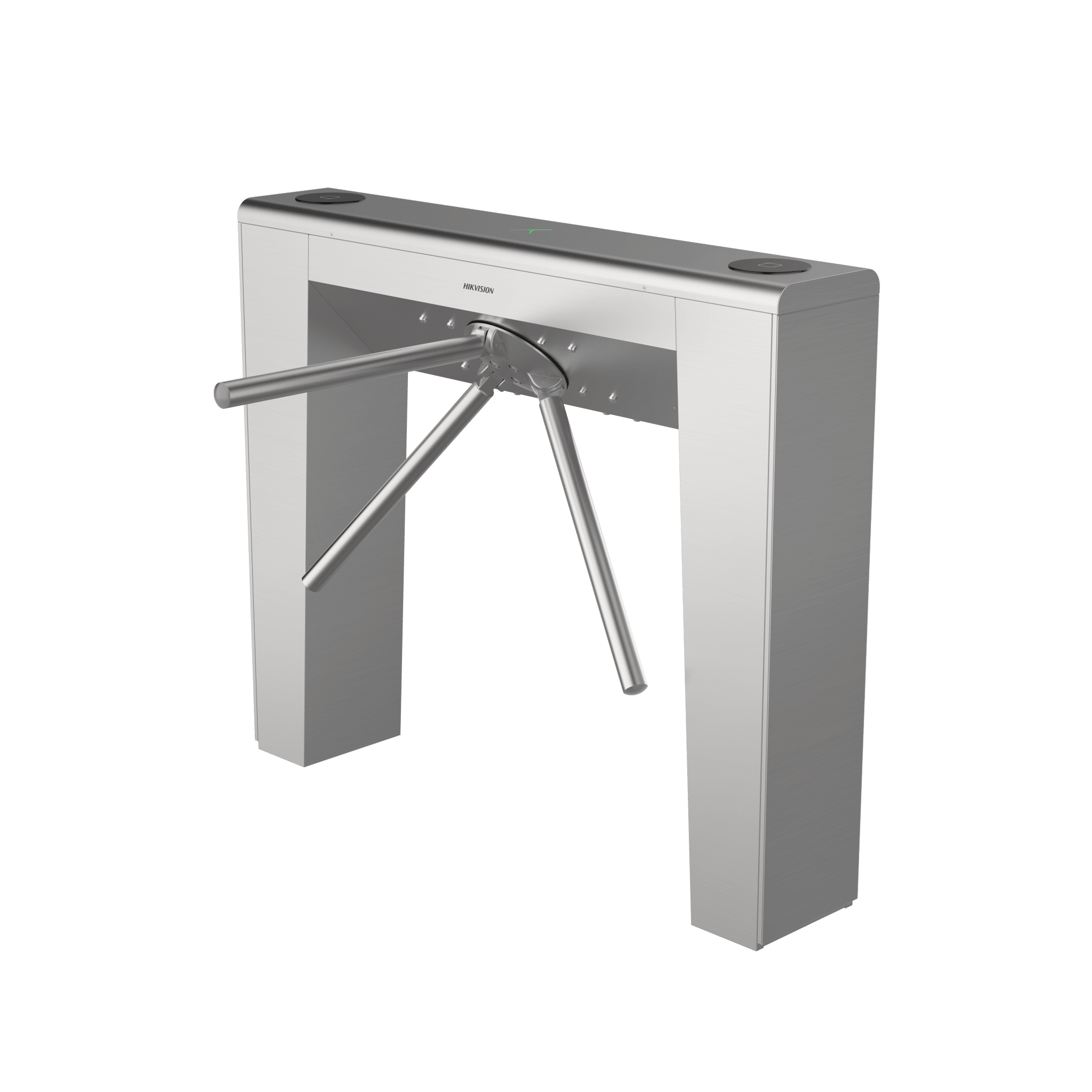Torniquete EstÃ©tico TrÃ­pode Bidireccional de Acero Inoxidable / 2 Millones de Ciclos MCBF / Interior y Exterior Protegido / LEDs indicadores de Entrada y Salida / Tipo Puente
