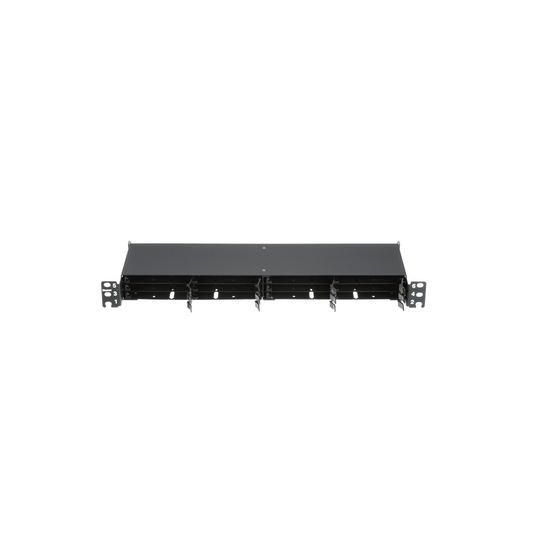 Panel de DistribuciÃ³n de Fibra Ãptica, Acepta 12 Cassettes HD Flexâ¢ en 6 Espacios, Hasta 144 Fibras, 1 UR