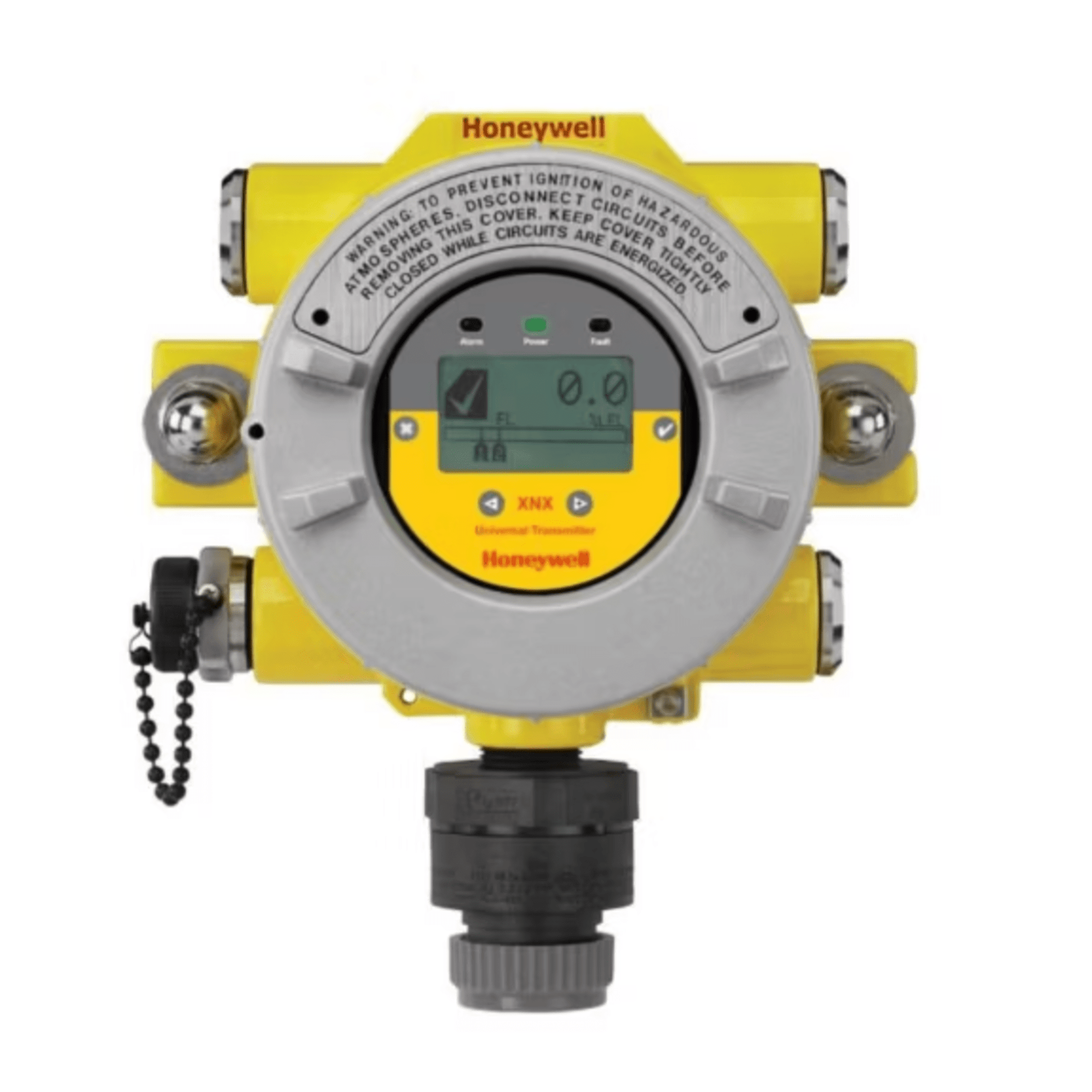 Transmisor Universal, HARTÂ® sobre Salida 4-20 mA, Con 3 Relays Falla/Alarma, CertificaciÃ³n UL/CSA, 4 Entradas NPT de Â¾â, Carcasa De Aluminio, Con Sensor (MPD) De Perla CatalÃ­tica 0-100% LEL, Serie XNX