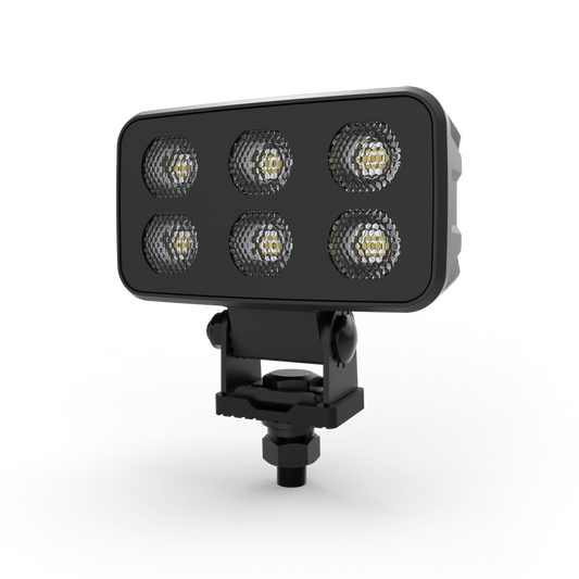 Luz de Trabajo Ultra brillante Cuadrada, 6 LED, 4630 LÃºmenes, 12-24 Vcd