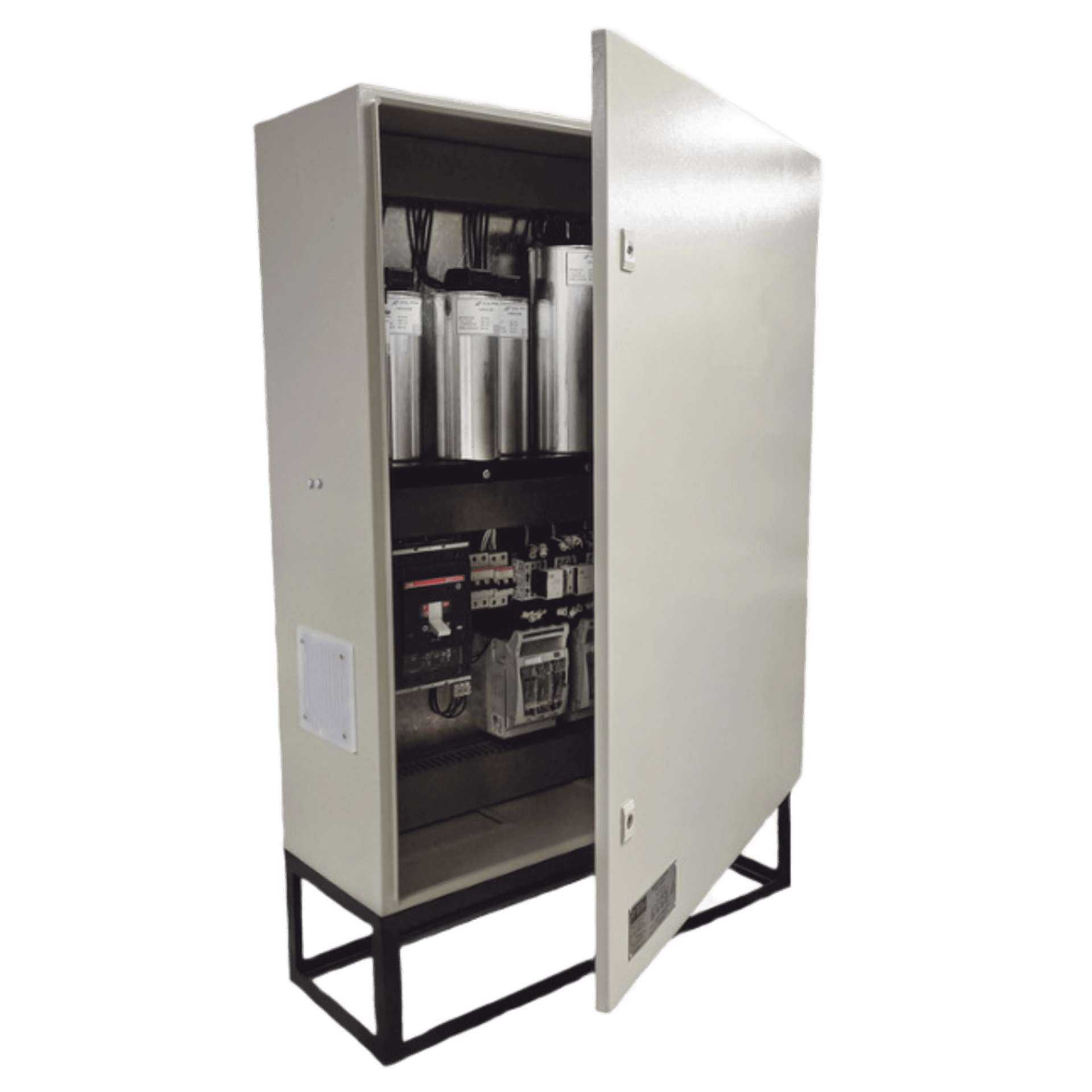 Capacitor Fijo de 5 KVAR y 240 VCA, con Interruptro y Gabinete