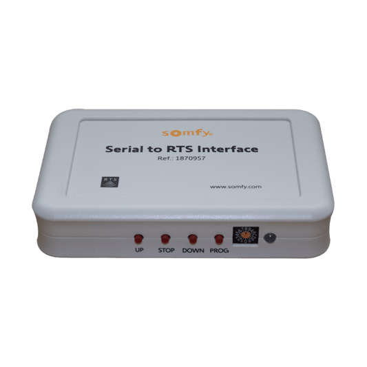 Traductor Universal Somfy Connect, integre SOMFY con el sistema de control de iluminaciÃ³n RadioRA2 de LUTRON.
