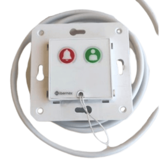 MÃ³dulo Asistencial de Empotrar IP67 / Material ABS Antimicrobiano / BotÃ³n CancelaciÃ³n / Indicador Luminoso de Alarma y Presencia / RS485 / Compatible Cajas Europeas y Americanas