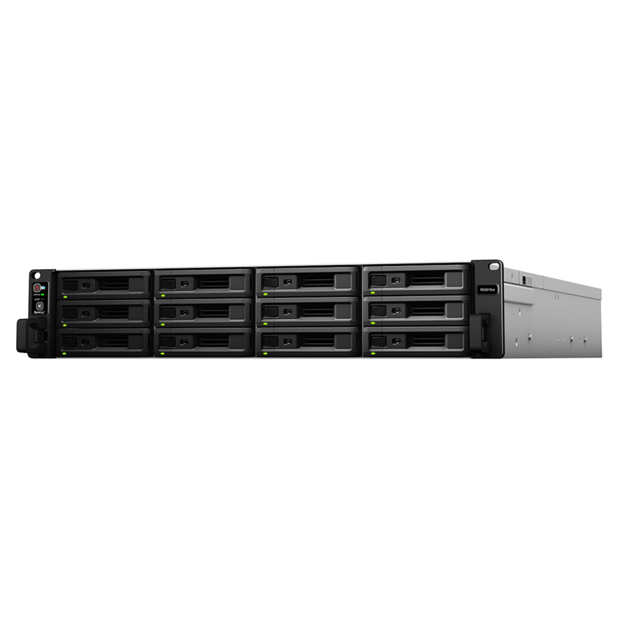RackStation RS3618xs | Almacenamiento Empresarial | CPU Intel Xeon D-1521 | 12 BahÃ­as | Escalable a 36 BahÃ­as | 8GB DDR4 ECC | 10GbE | Compatibilidad con VirtualizaciÃ³n .