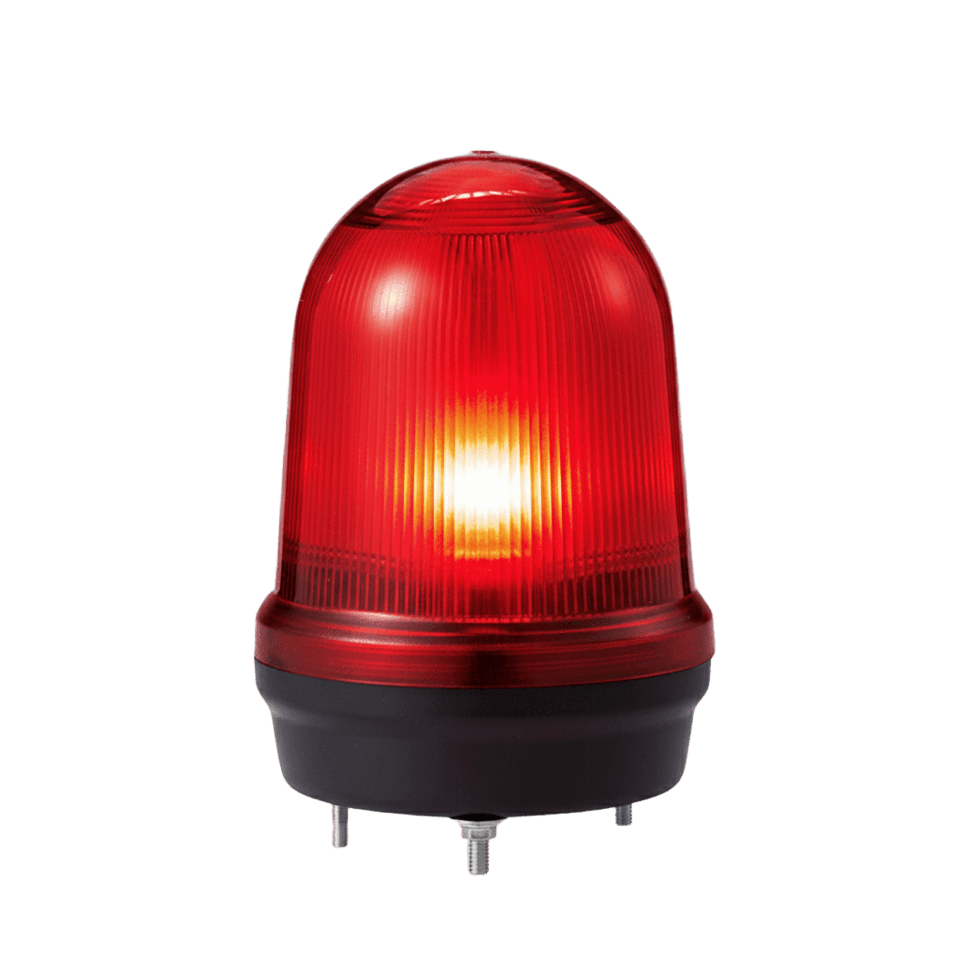 LED con patrones fijo/intermitente, estroboscÃ³pico y simulaciÃ³n rotatorio, Color Rojo de 12-24 VCD