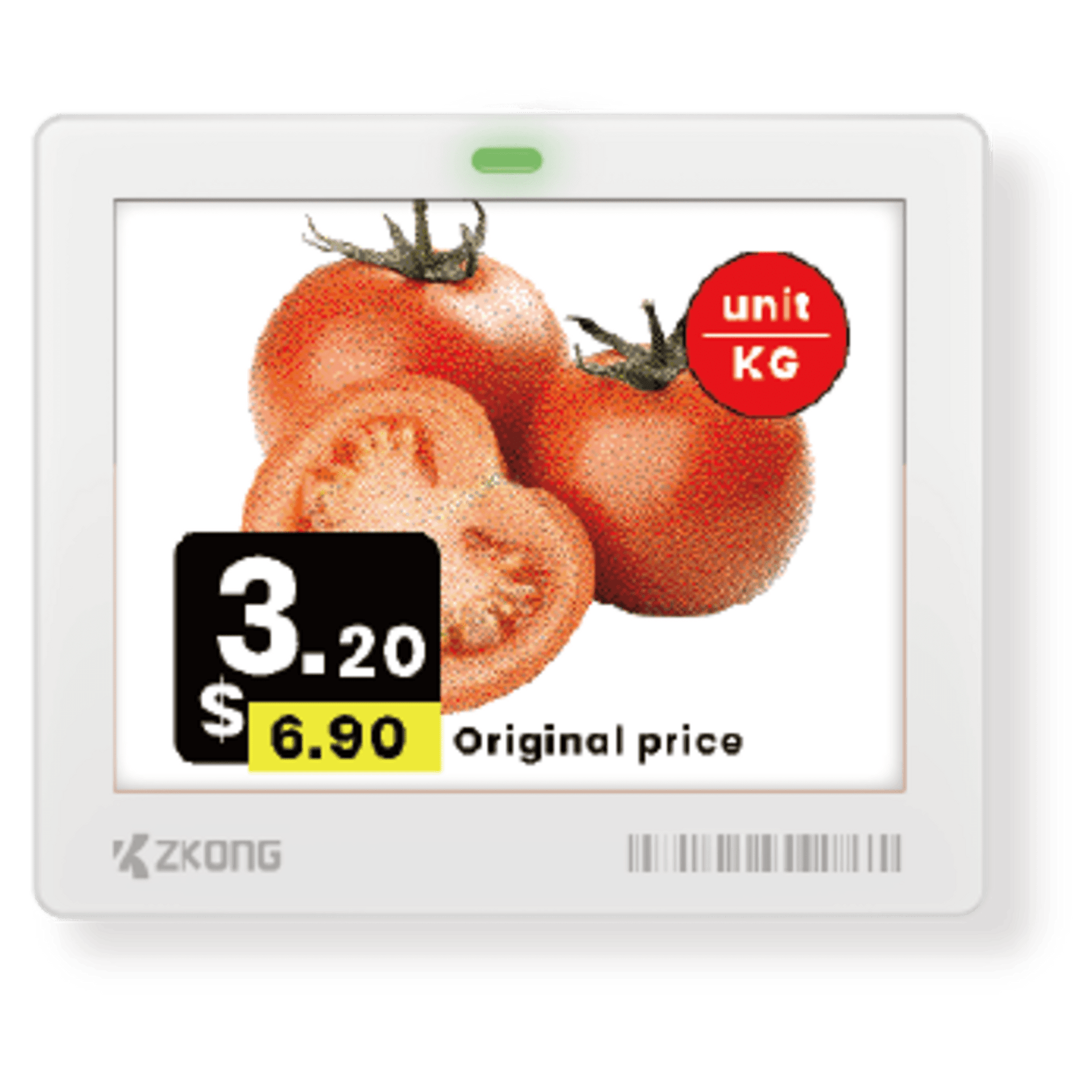 Etiqueta ElectrÃ³nica de Estante ESL 4.2 Pulgadas / Pantalla EPD Matriz de Puntos 400x300 pÃ­xeles / 4 Colores (Negro, Blanco, Rojo, Amarillo) / BLE 5.1 con EncriptaciÃ³n AES-128 / BaterÃ­a 5 AÃ±os / NFC Opcional / Cloud Mana