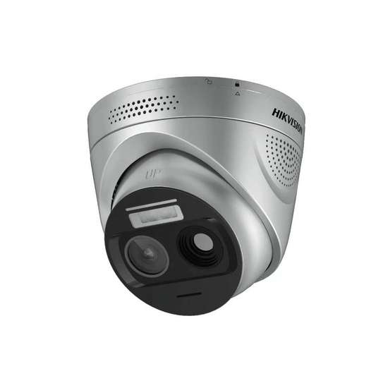 (HikFire) CÃ¡mara IP Turret de DetecciÃ³n TÃ©rmica de Incendios / DetecciÃ³n de Llamas y Temperaturas Anormales / 4 MegapÃ­xel (Lente Ãptico) + 1 MegapÃ­xel (Lente TÃ©rmico) / Compatible con Hik-Connect