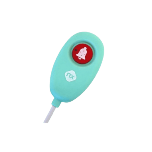 Pulsador de alarma para Terminal de Cama / Sumergible IP66 / LED de Aviso / DesconexiÃ³n de Cable Alarma / Material Silicona Antibacteriana / Longitud Cable 3 m