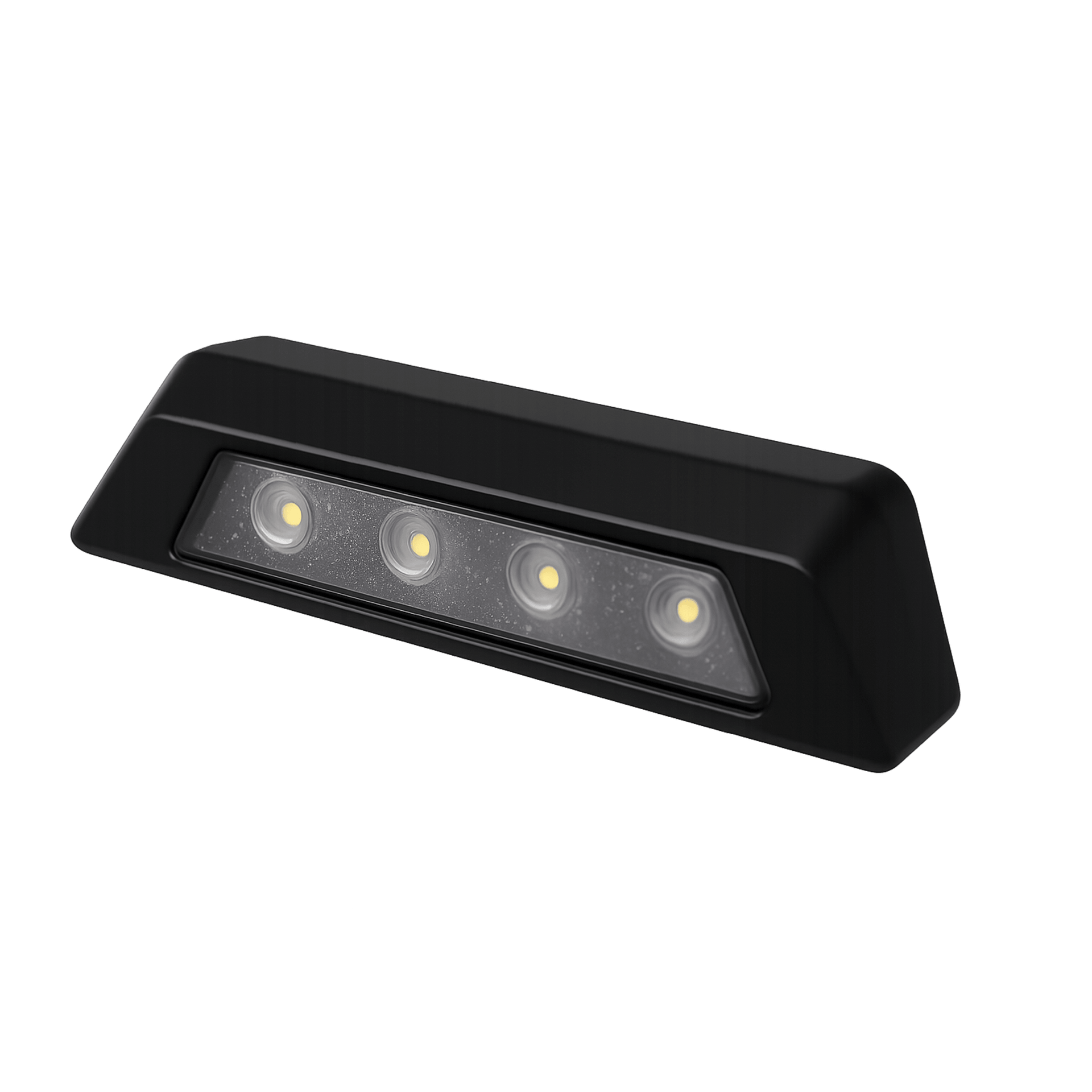 Luz de Escena, 4 led, Bisel Blanco, 12â24vcd, Led Blanco y Lente Transparente